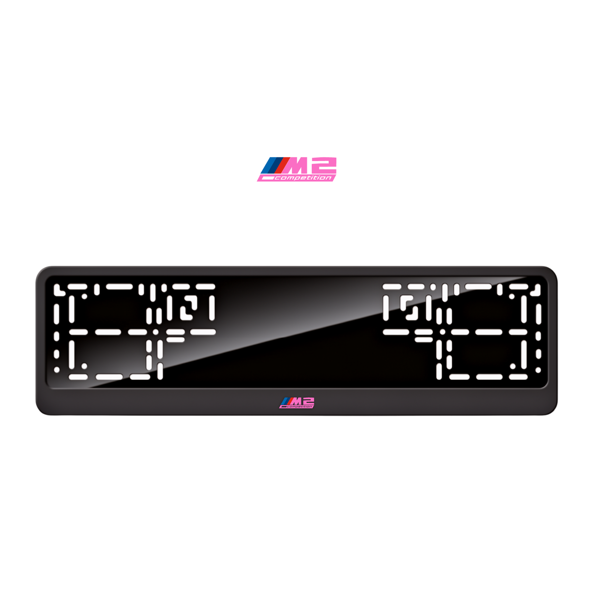 Cadres de plaque d'immatriculation M2 Competition - Rose - CLASSIC