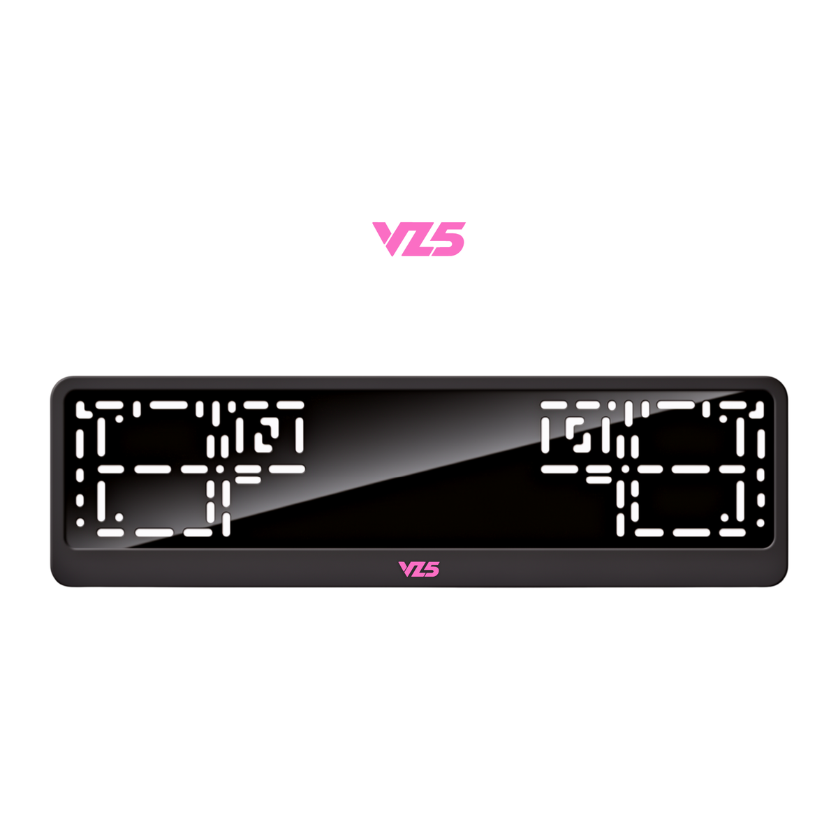 Cadres de plaque d'immatriculation VZ5 - Rose - CLASSIC