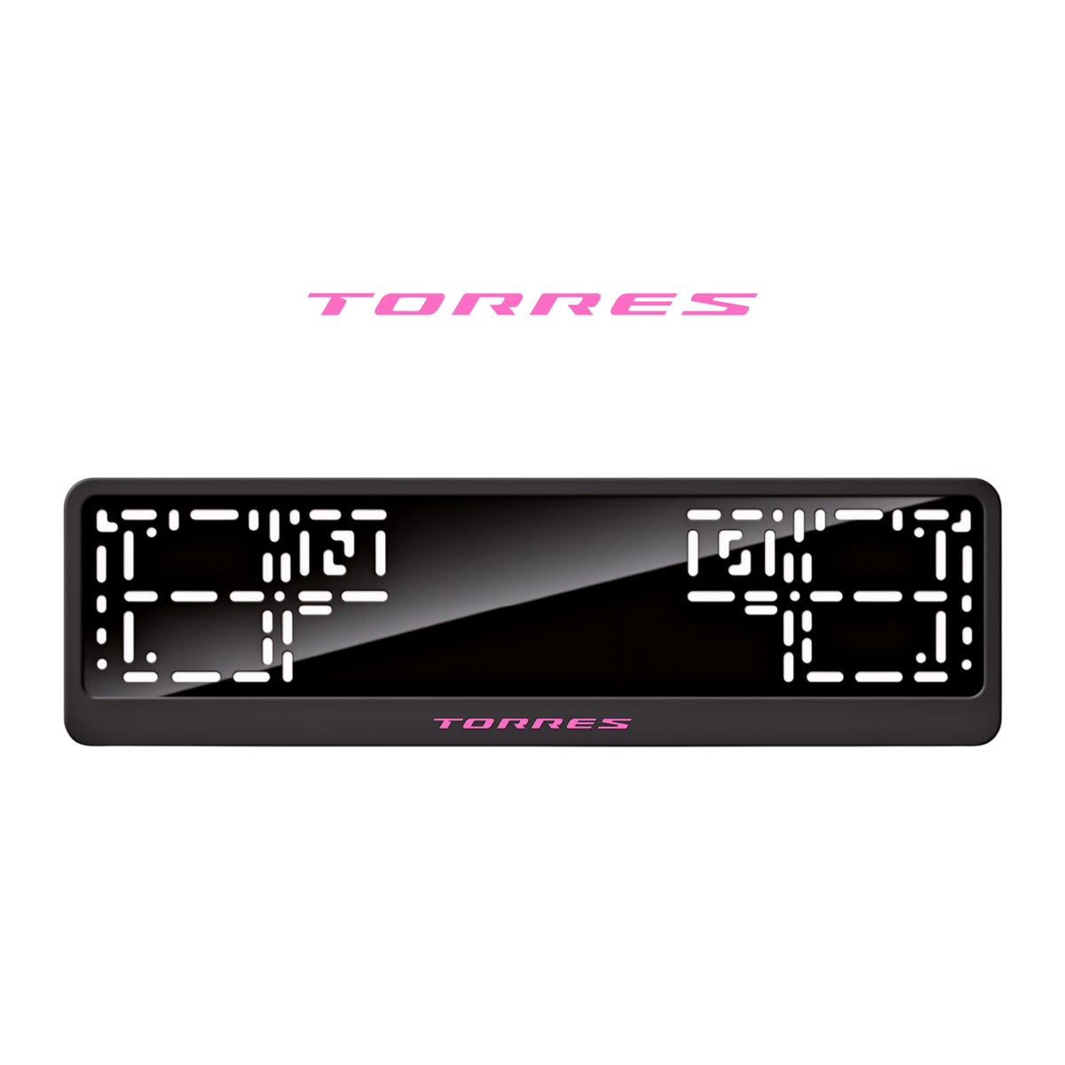 Cadres de plaque d'immatriculation Torres - Rose - CLASSIC