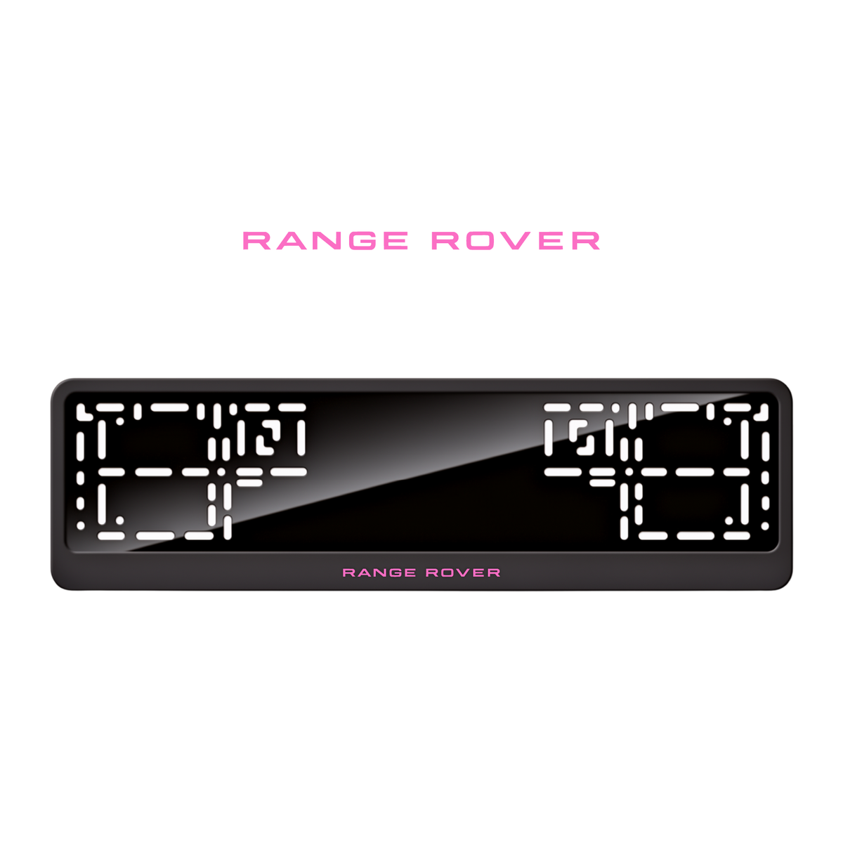 Cadres de plaque d'immatriculation Land Rover - Rose - CLASSIC