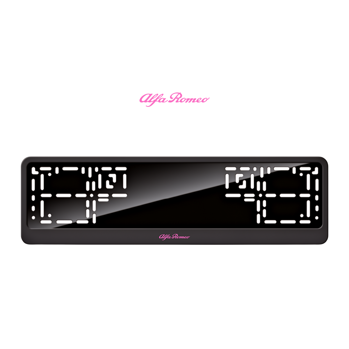 Cadres de plaque d'immatriculation Alfa Romeo - Rose - CLASSIC
