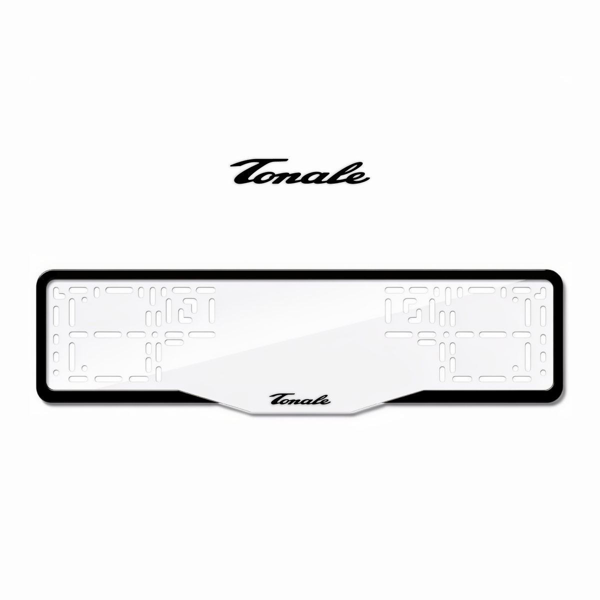 Cadres de plaque d'immatriculation Tonale - Noir - GLASS