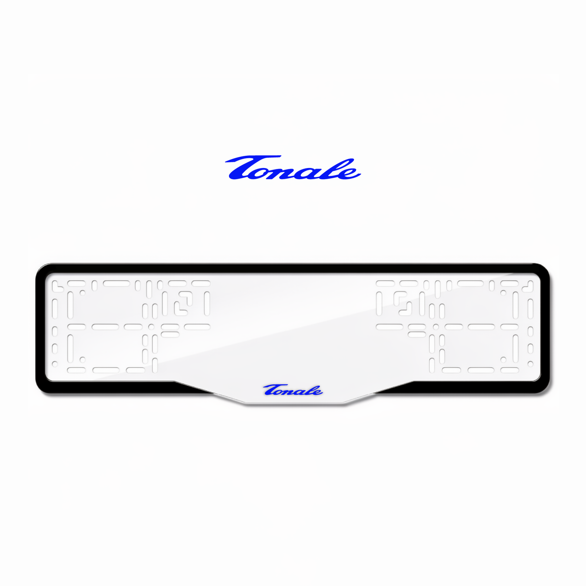 Cadres de plaque d'immatriculation Tonale - Bleu - GLASS