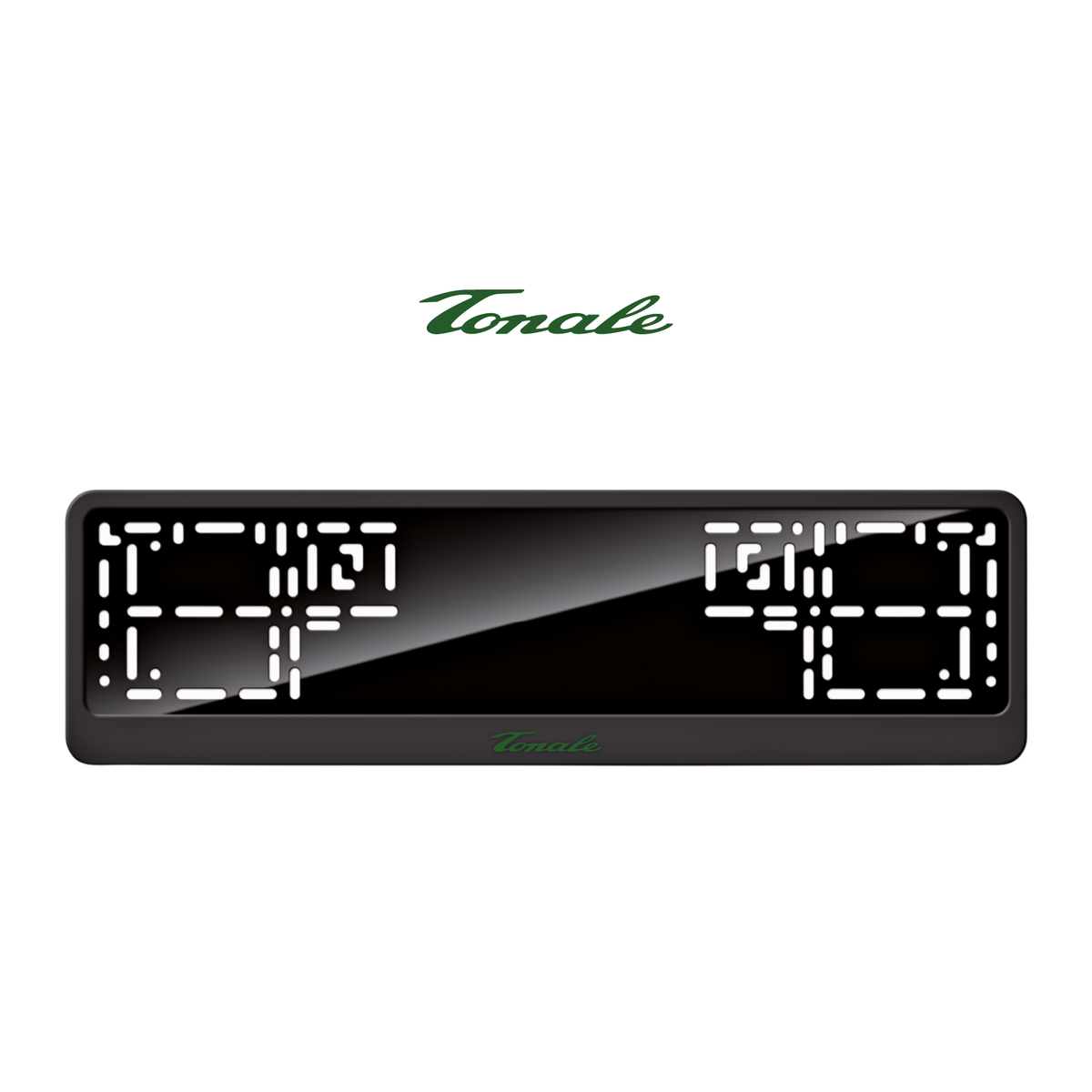 Cadres de plaque d'immatriculation Tonale - Vert - CLASSIC