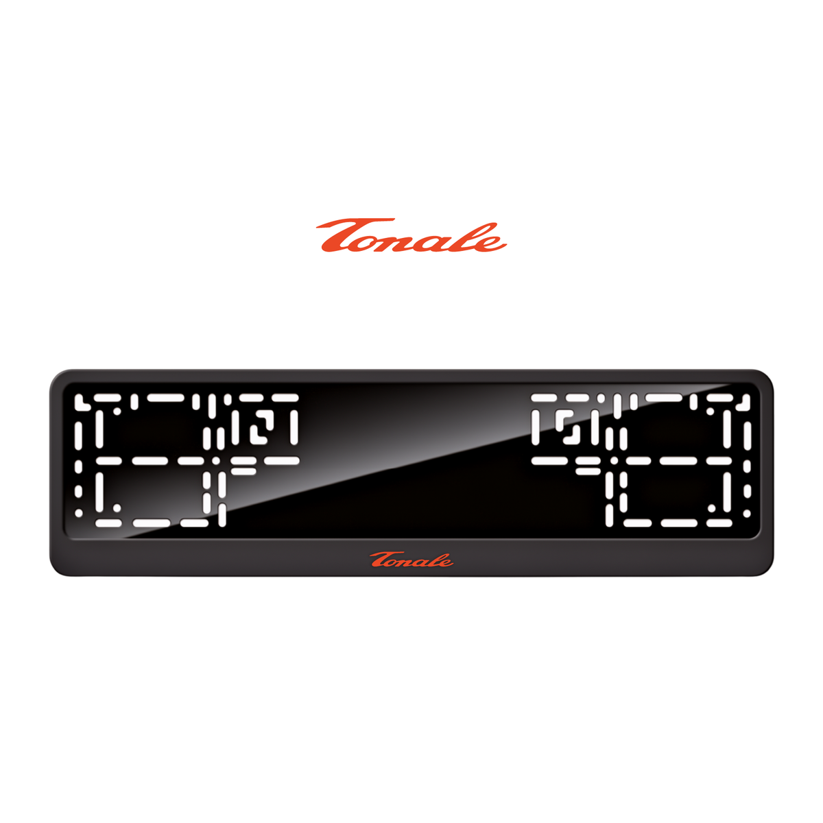 Cadres de plaque d'immatriculation Tonale - Rouge - CLASSIC