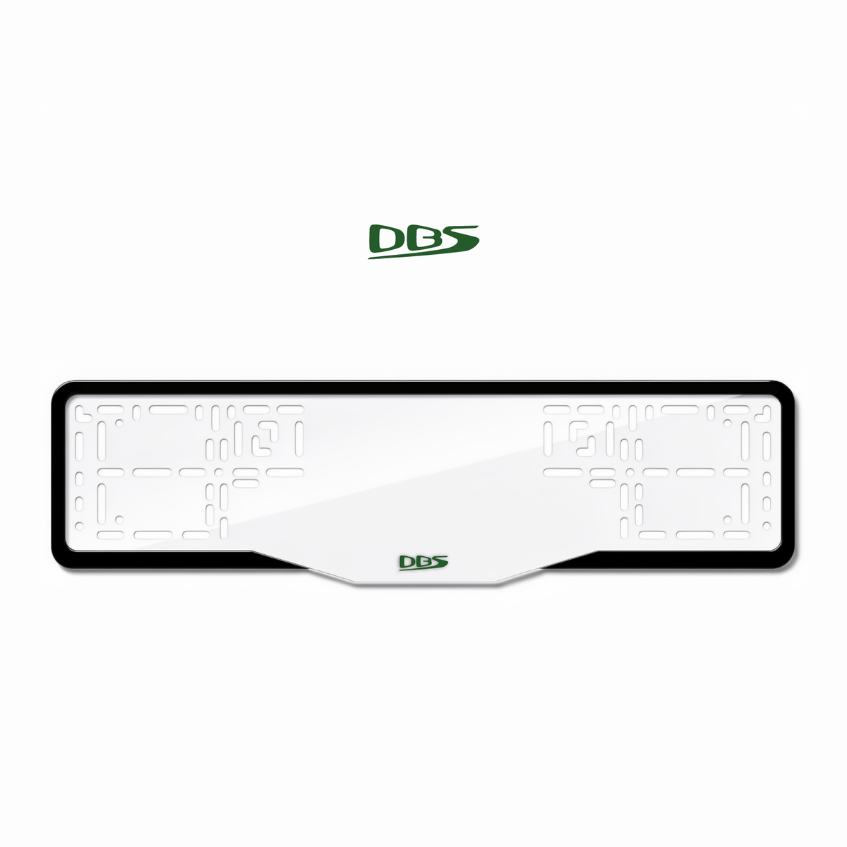 Cadres de plaque d'immatriculation DBS - Vert - GLASS