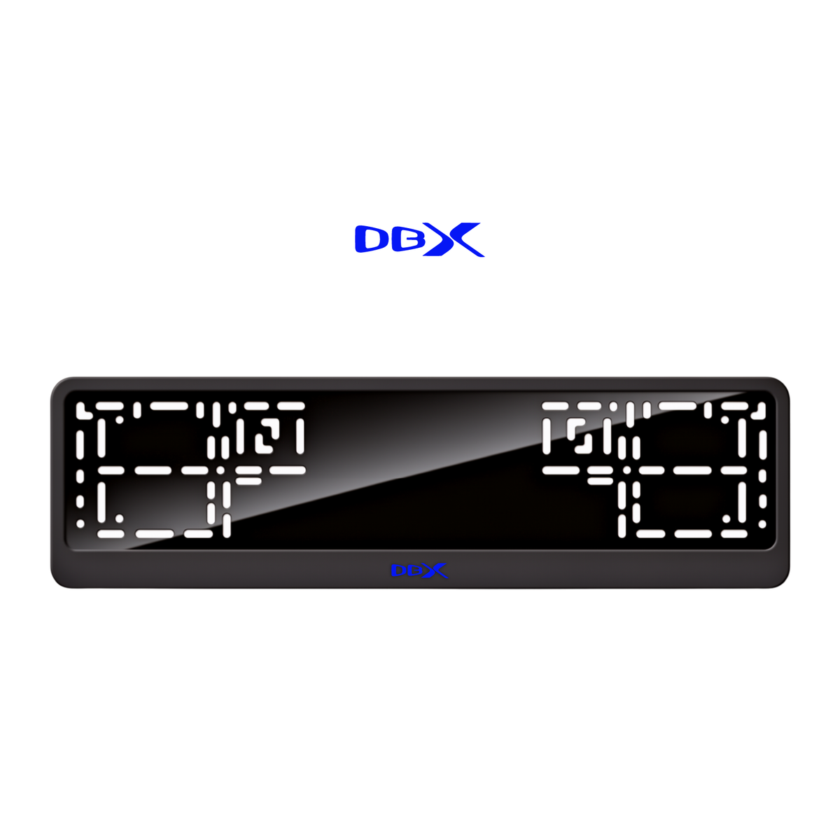 Cadres de plaque d'immatriculation DBX - Bleu - CLASSIC