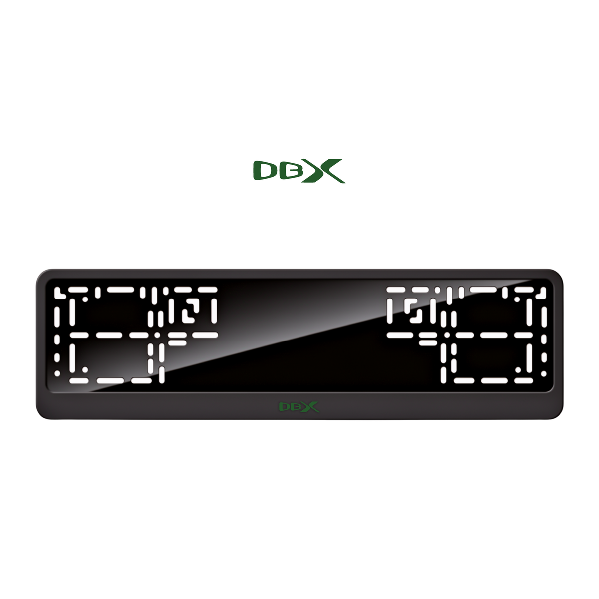 Cadres de plaque d'immatriculation DBX - Vert - CLASSIC