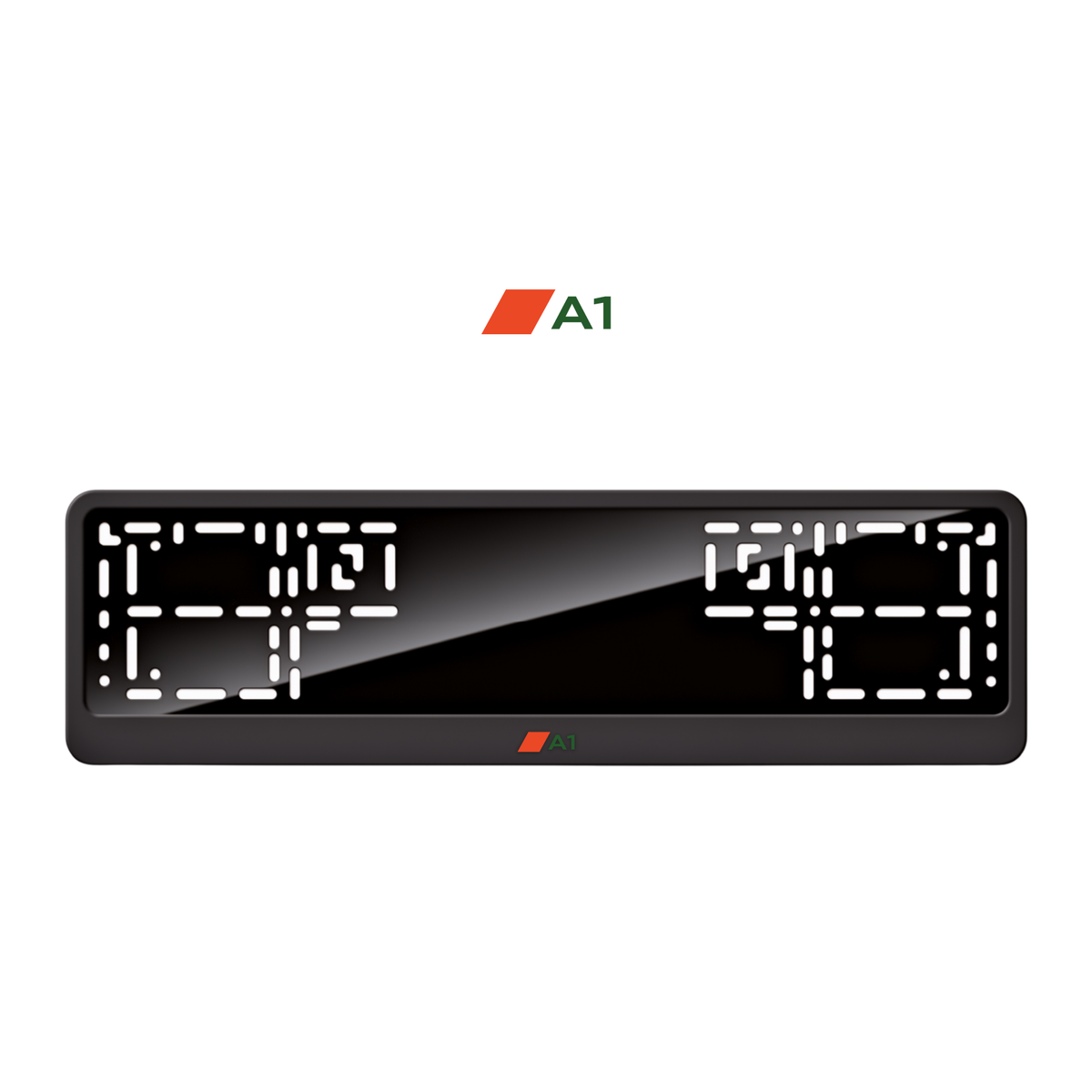 Cadres de plaque d'immatriculation A1 - Vert - CLASSIC