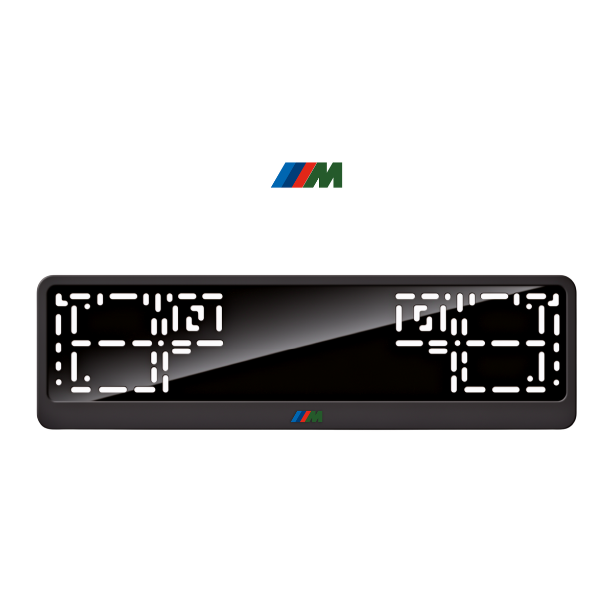 Cadres de plaque d'immatriculation M - Vert - CLASSIC