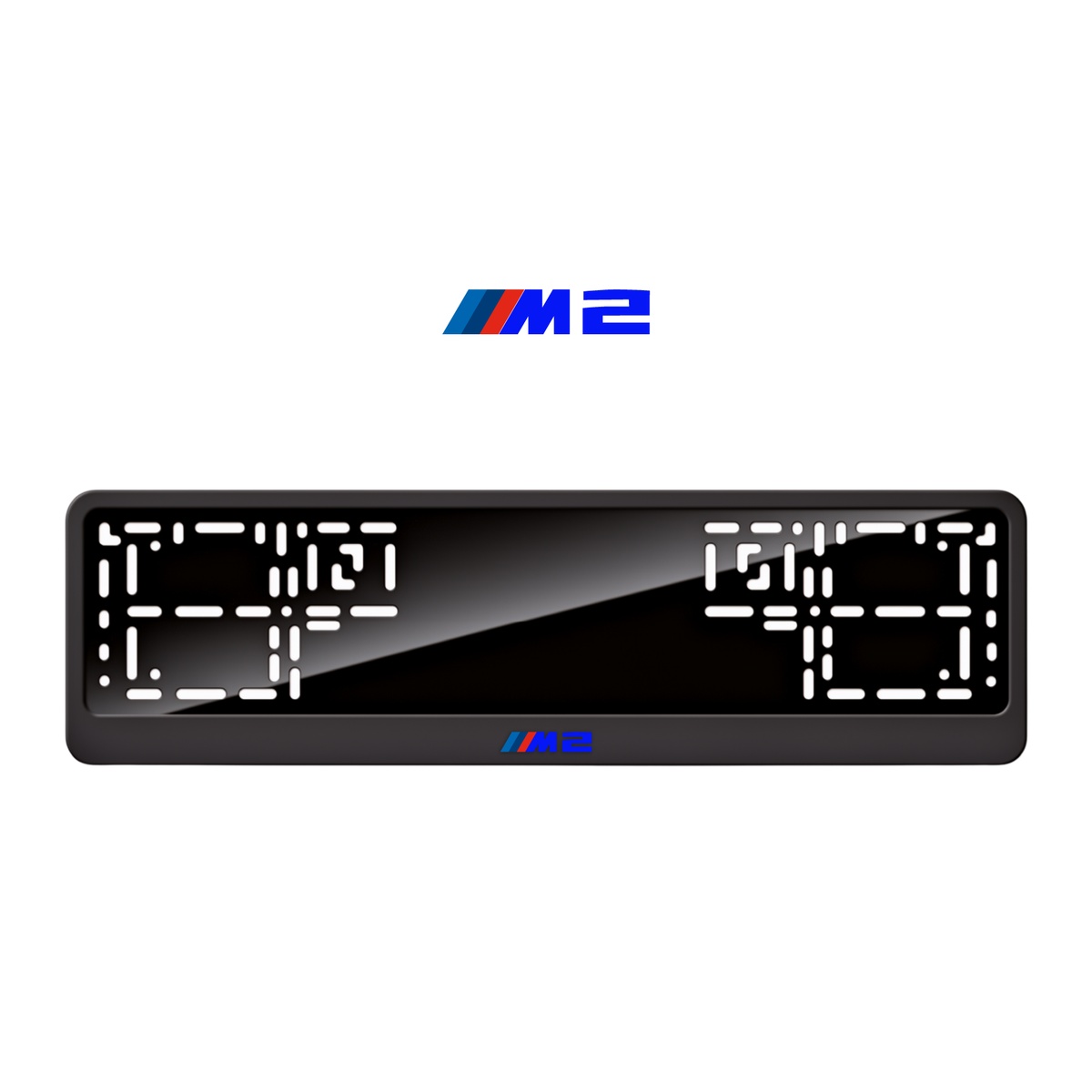 Cadres de plaque d'immatriculation M2 - Bleu - CLASSIC