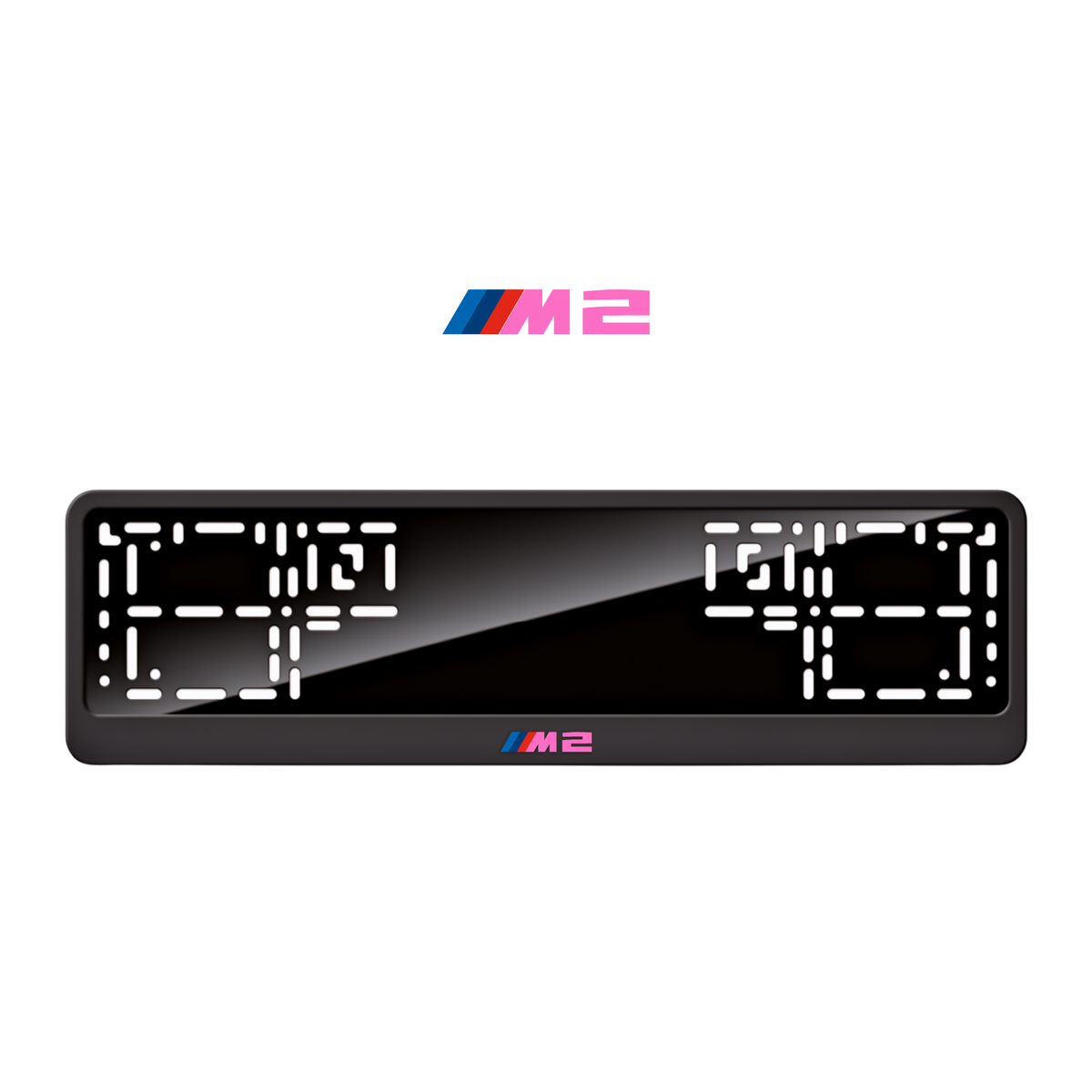 Cadres de plaque d'immatriculation M2 - Rose - CLASSIC