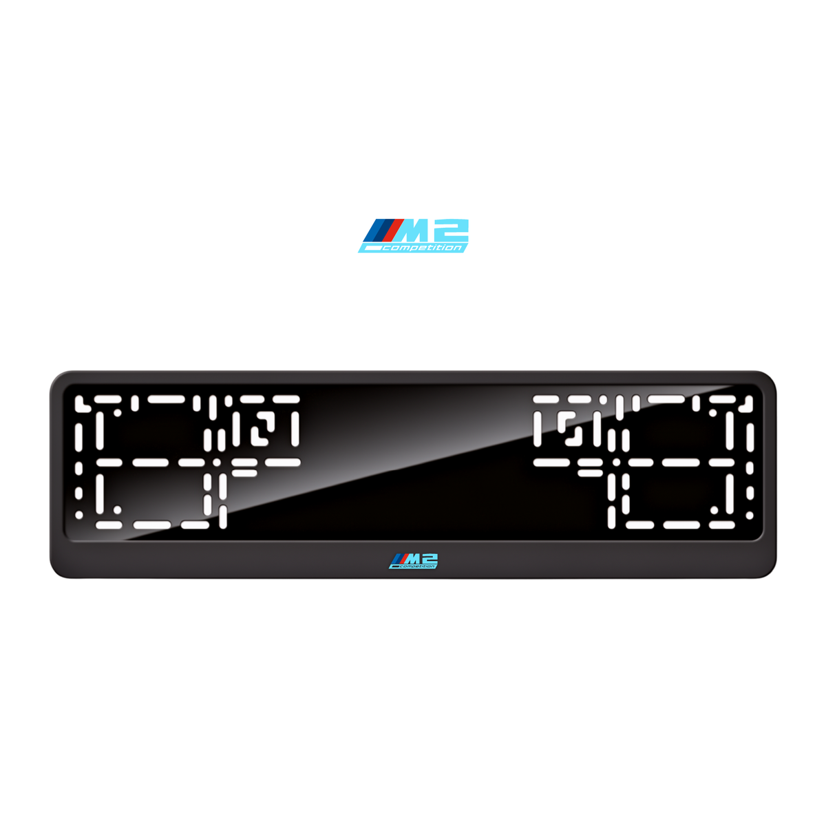 Cadres de plaque d'immatriculation M2 Competition - Bleu Tiffany - CLASSIC