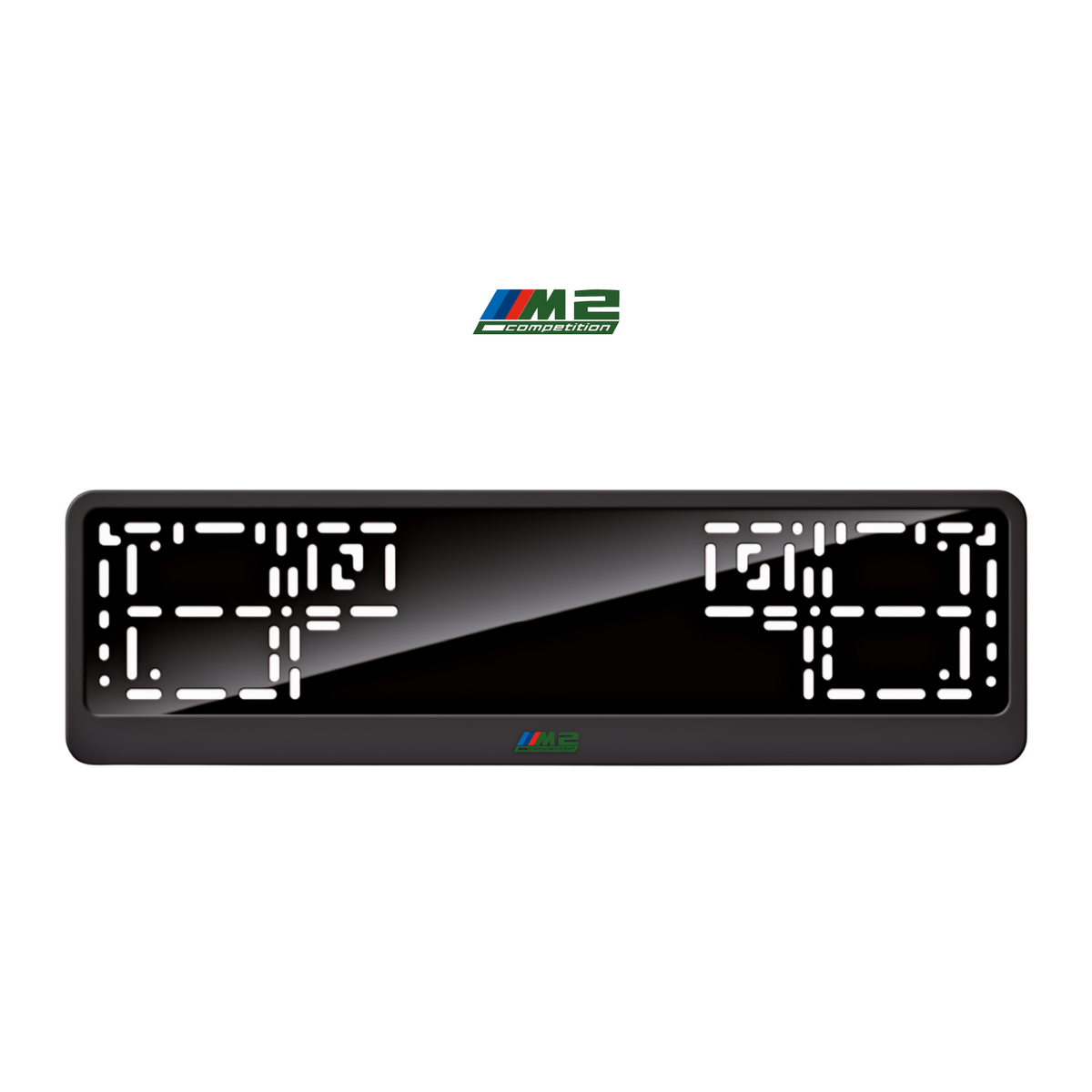 Cadres de plaque d'immatriculation M2 Competition - Vert - CLASSIC
