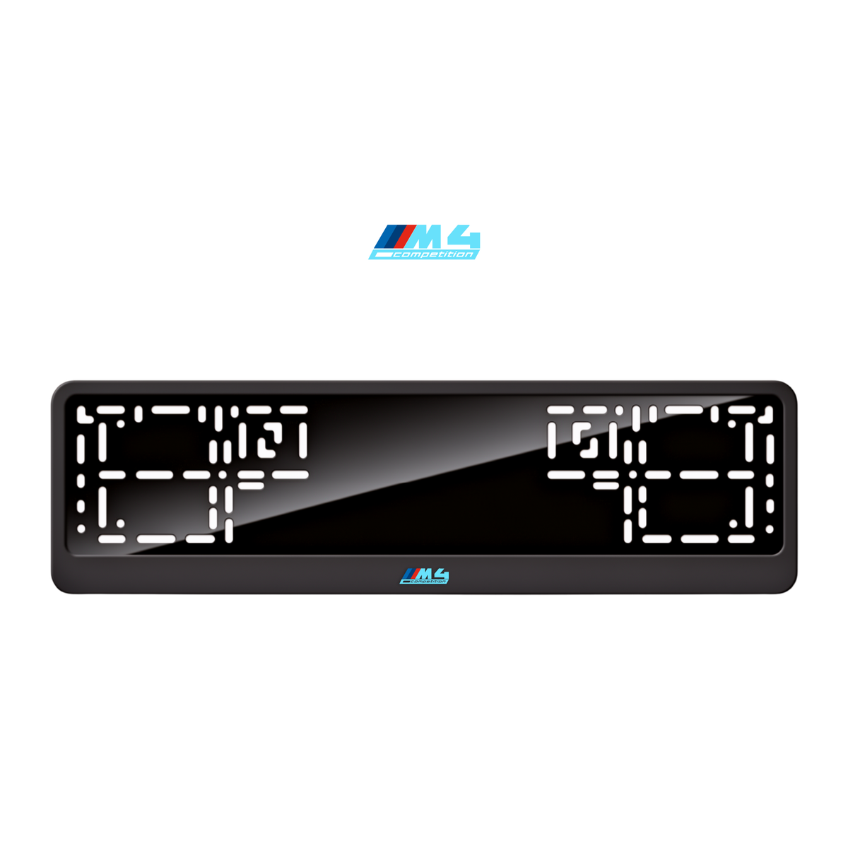 Cadres de plaque d'immatriculation M4 Competition - Bleu Tiffany - CLASSIC
