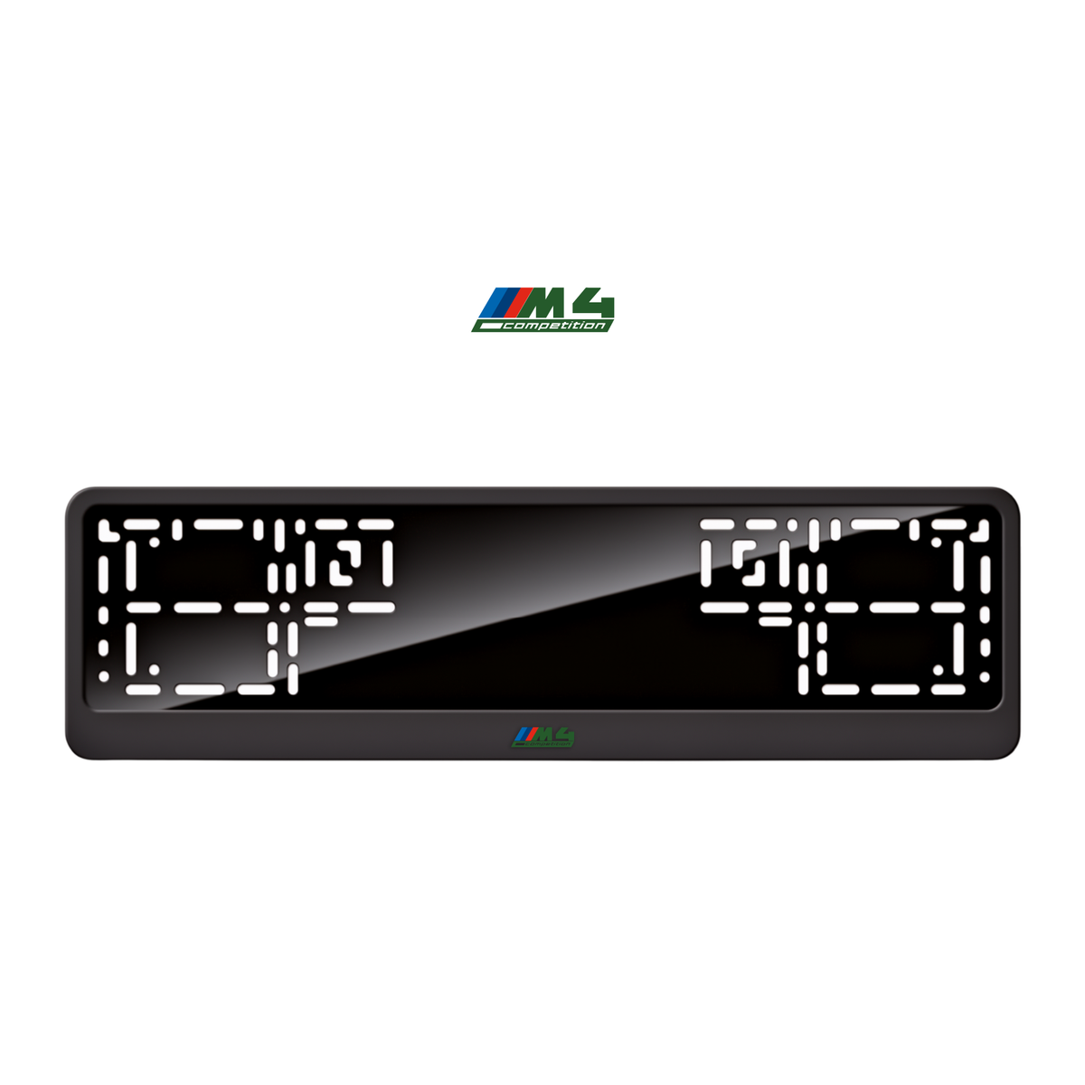 Cadres de plaque d'immatriculation M4 Competition - Vert - CLASSIC