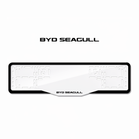 Cadres de plaque d'immatriculation BYD Seagull - Noir - GLASS