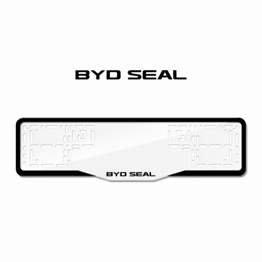 Cadres de plaque d'immatriculation BYD Seal - Noir - GLASS
