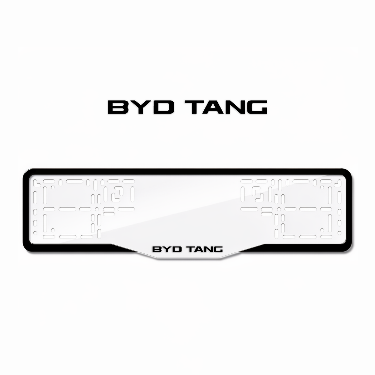 Cadres de plaque d'immatriculation BYD Tang - Noir - GLASS