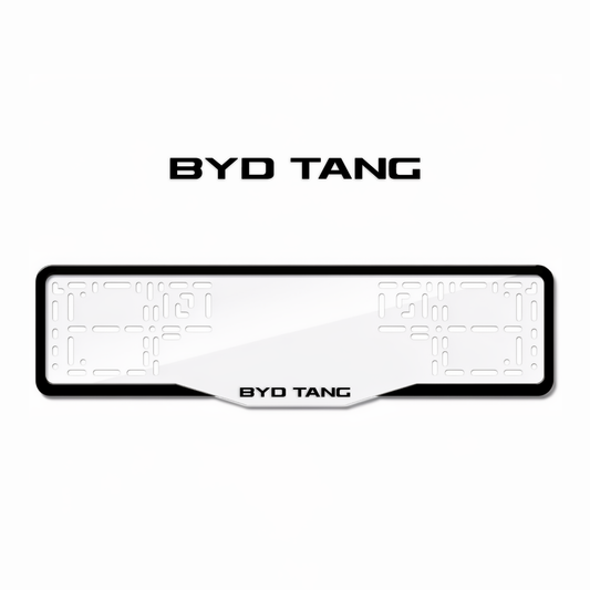 Cadres de plaque d'immatriculation BYD Tang - Noir - GLASS