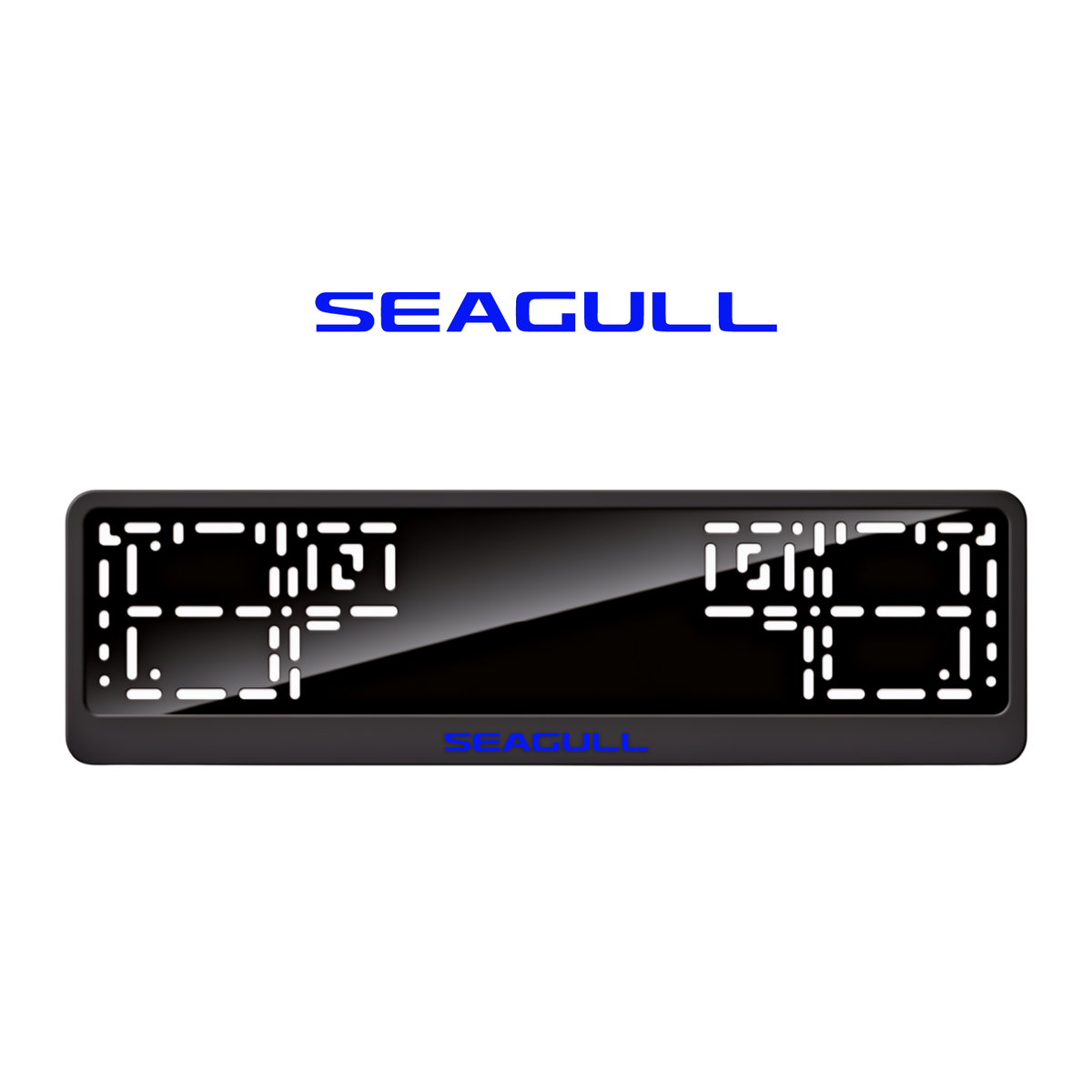 Cadres de plaque d'immatriculation Seagull - Bleu - CLASSIC