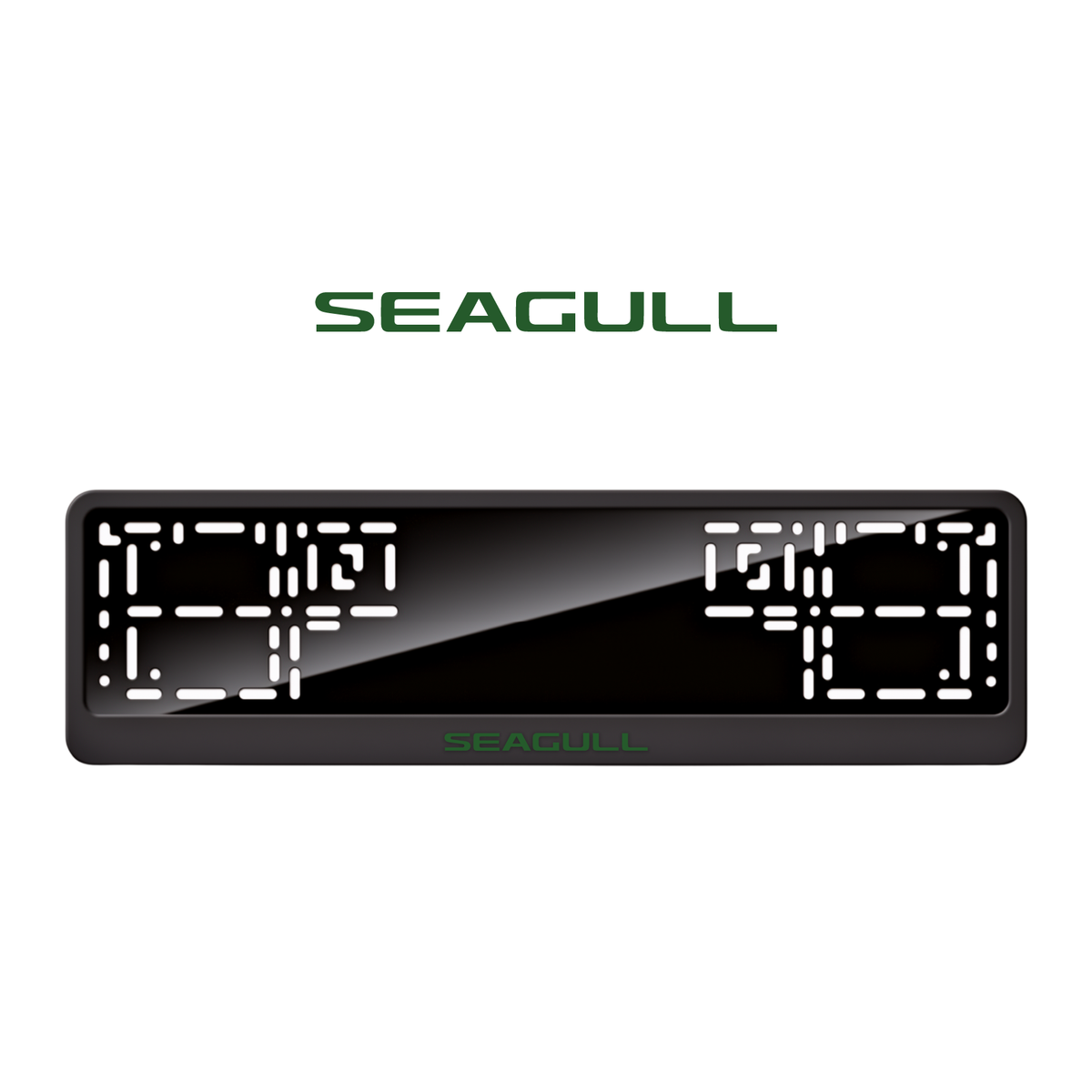 Cadres de plaque d'immatriculation Seagull - Vert - CLASSIC
