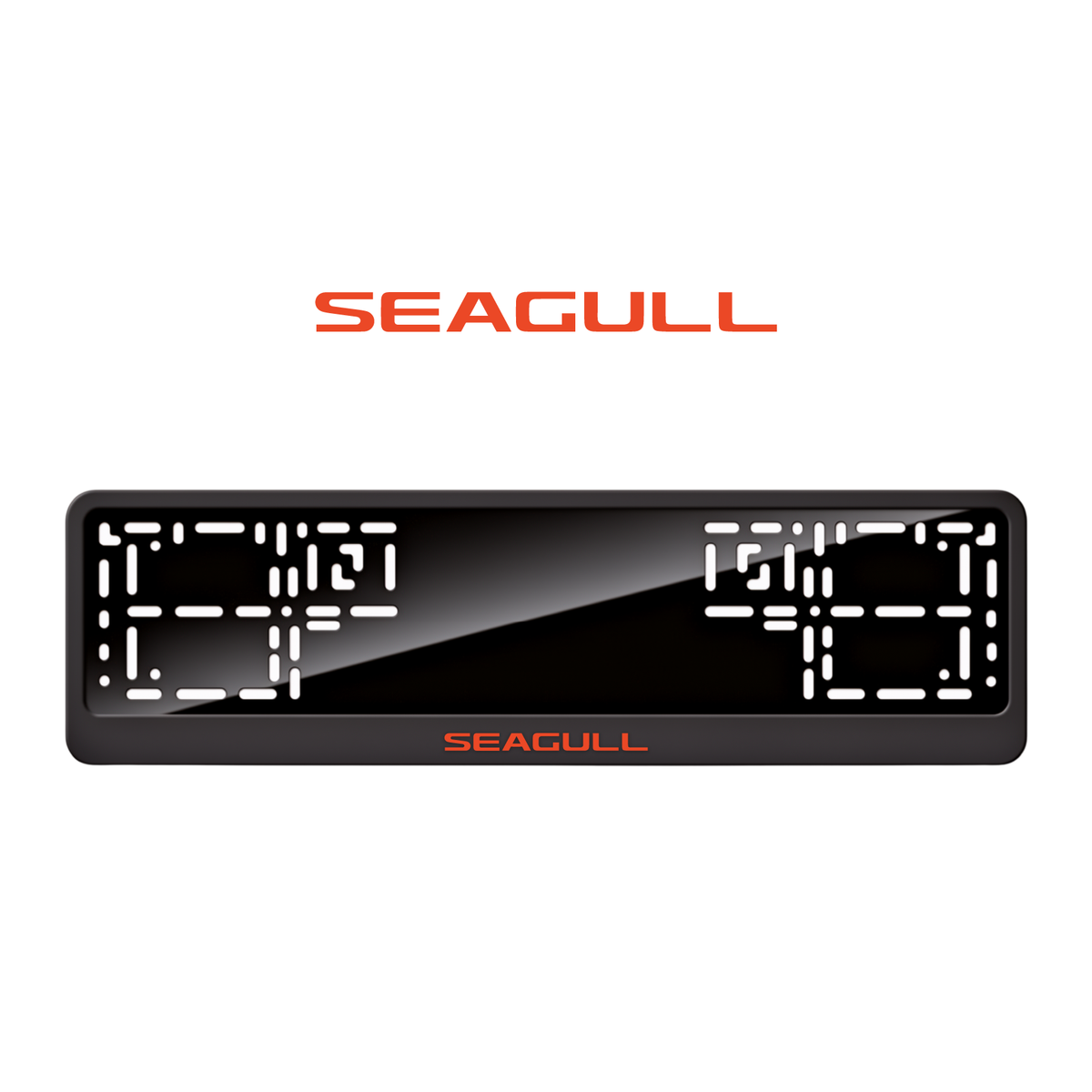 Cadres de plaque d'immatriculation Seagull - Rouge - CLASSIC