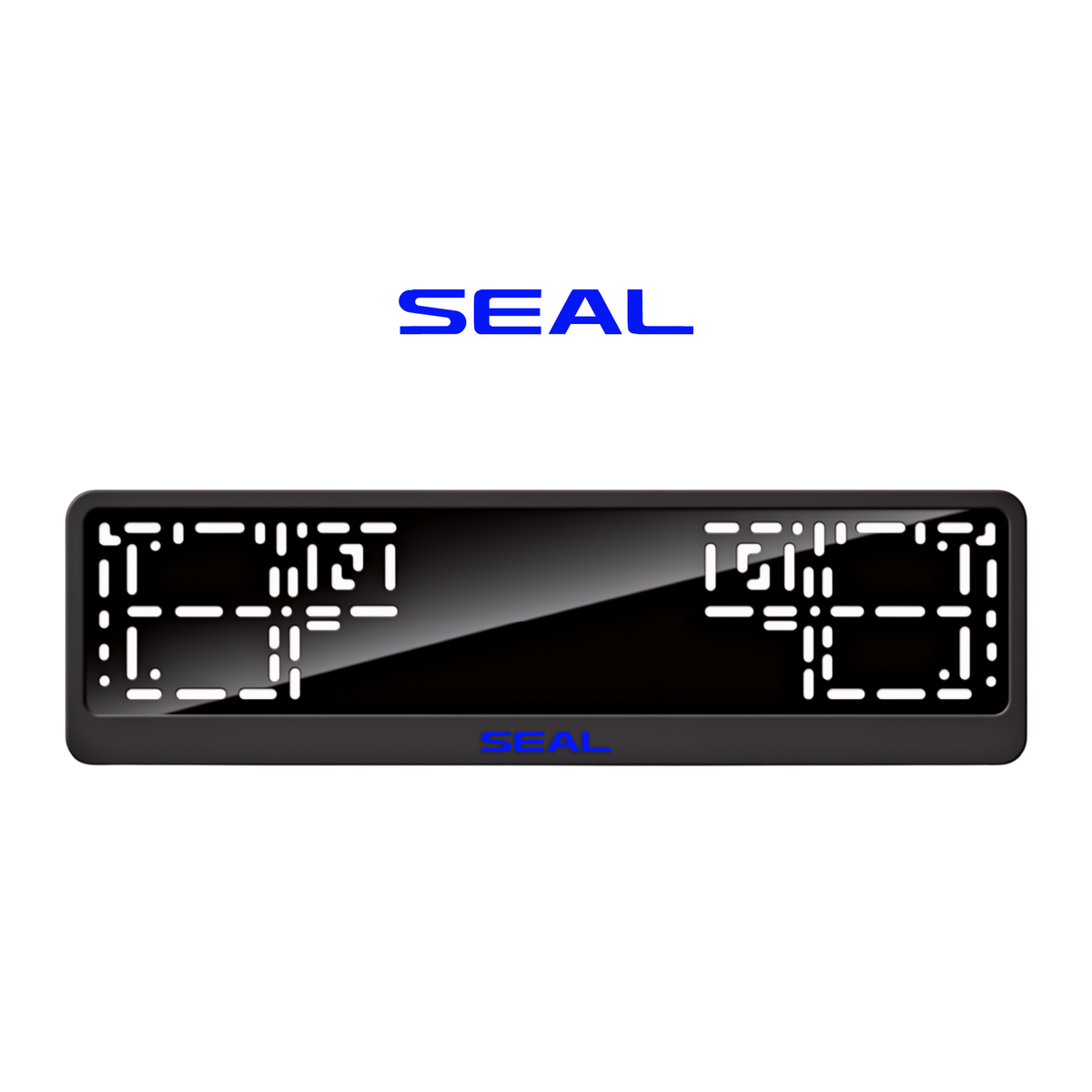 Cadres de plaque d'immatriculation Seal - Bleu - CLASSIC