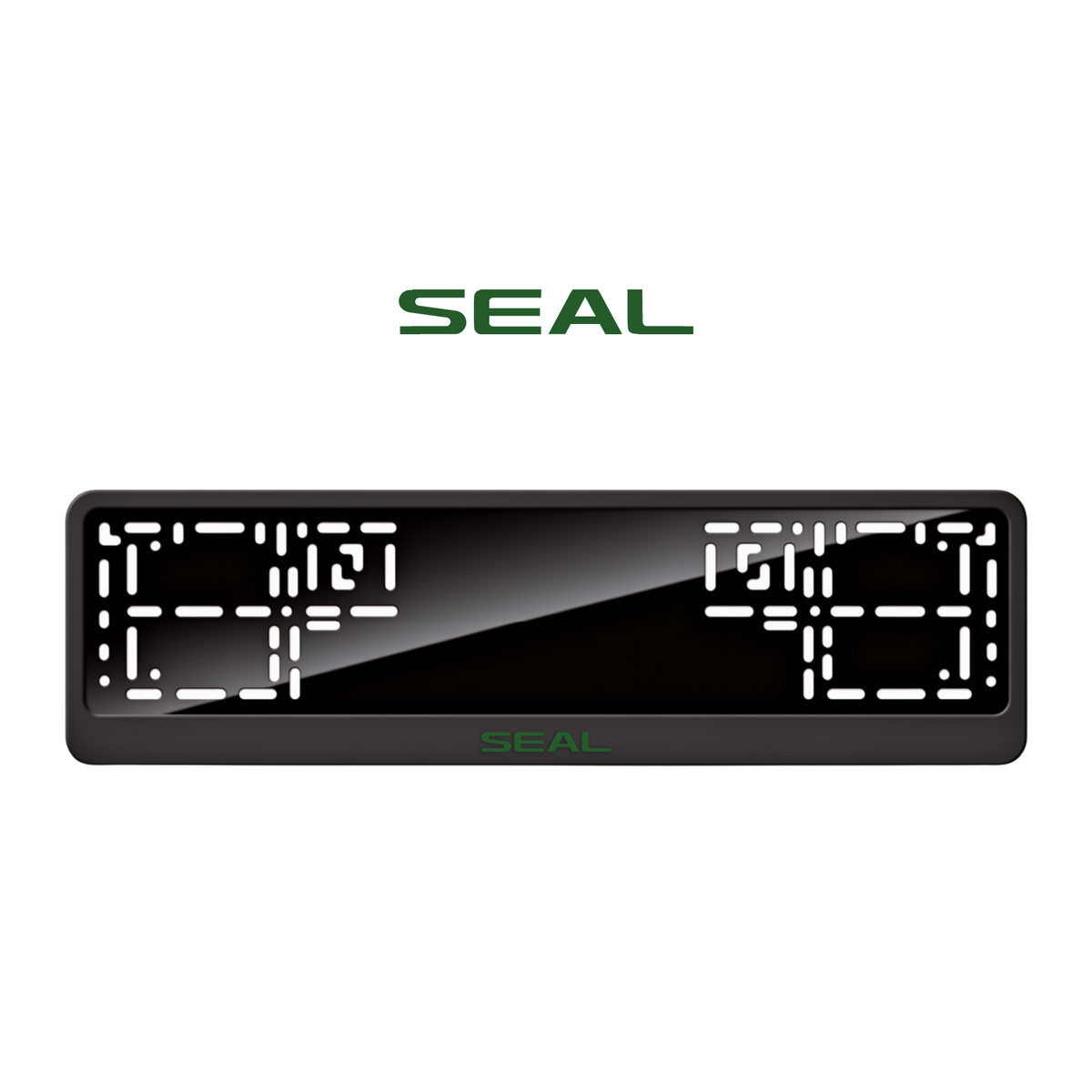 Cadres de plaque d'immatriculation Seal - Vert - CLASSIC