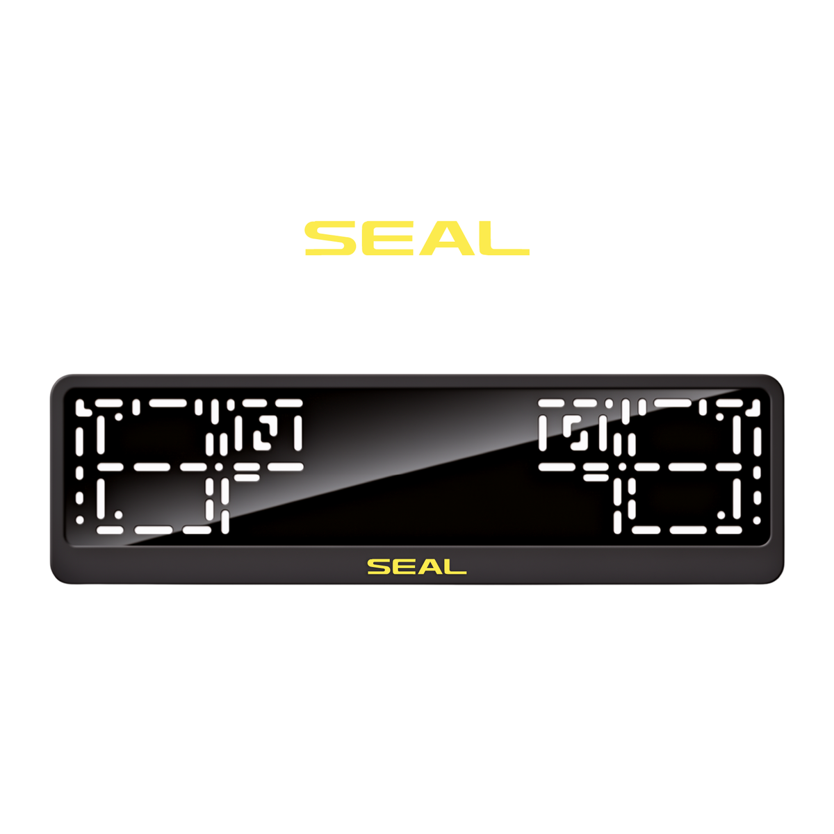 Cadres de plaque d'immatriculation Seal - Jaune - CLASSIC