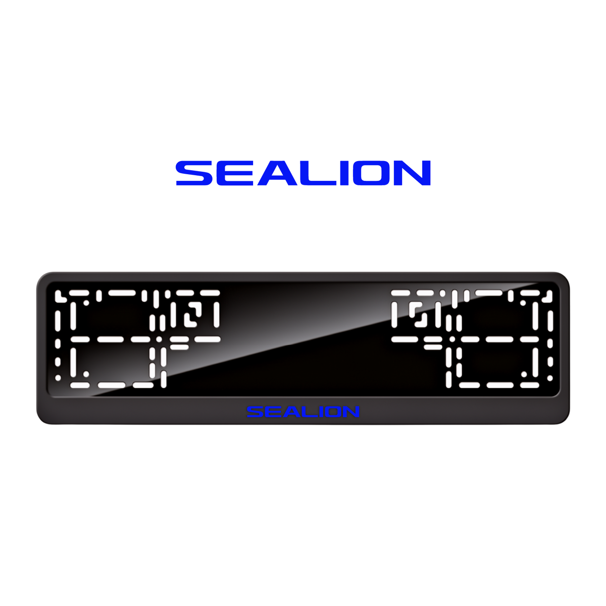 Cadres de plaque d'immatriculation Sealion - Bleu - CLASSIC