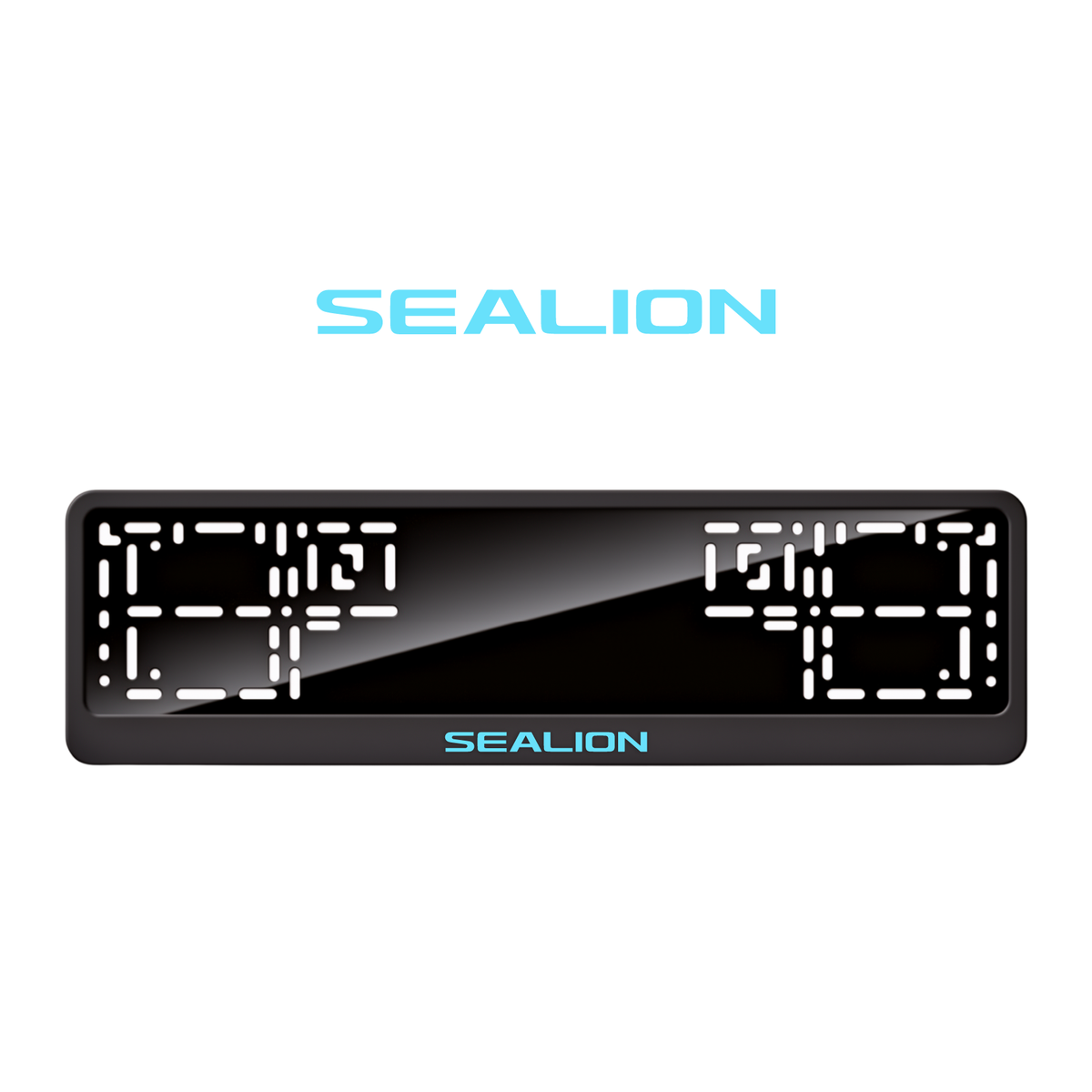 Cadres de plaque d'immatriculation Sealion - Bleu Tiffany - CLASSIC