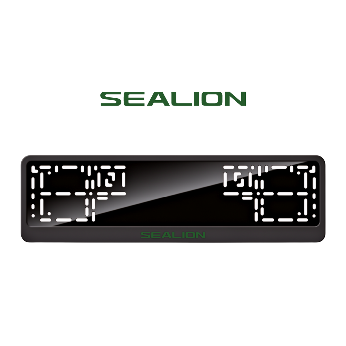 Cadres de plaque d'immatriculation Sealion - Vert - CLASSIC