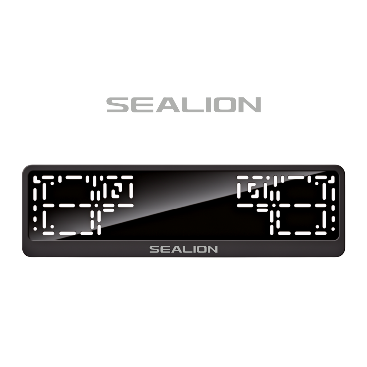Cadres de plaque d'immatriculation Sealion - Gris - CLASSIC