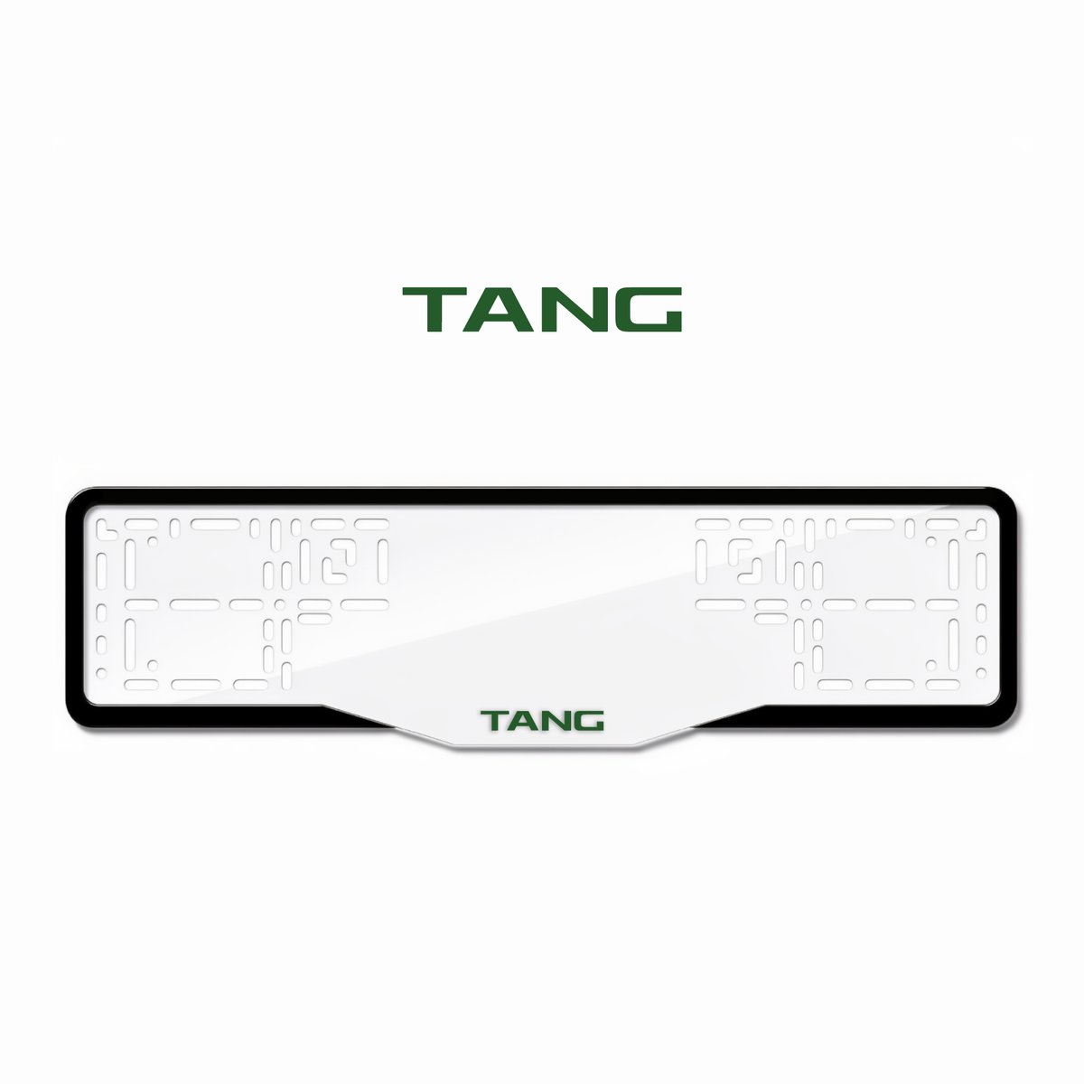 Cadres de plaque d'immatriculation Tang - Vert - GLASS