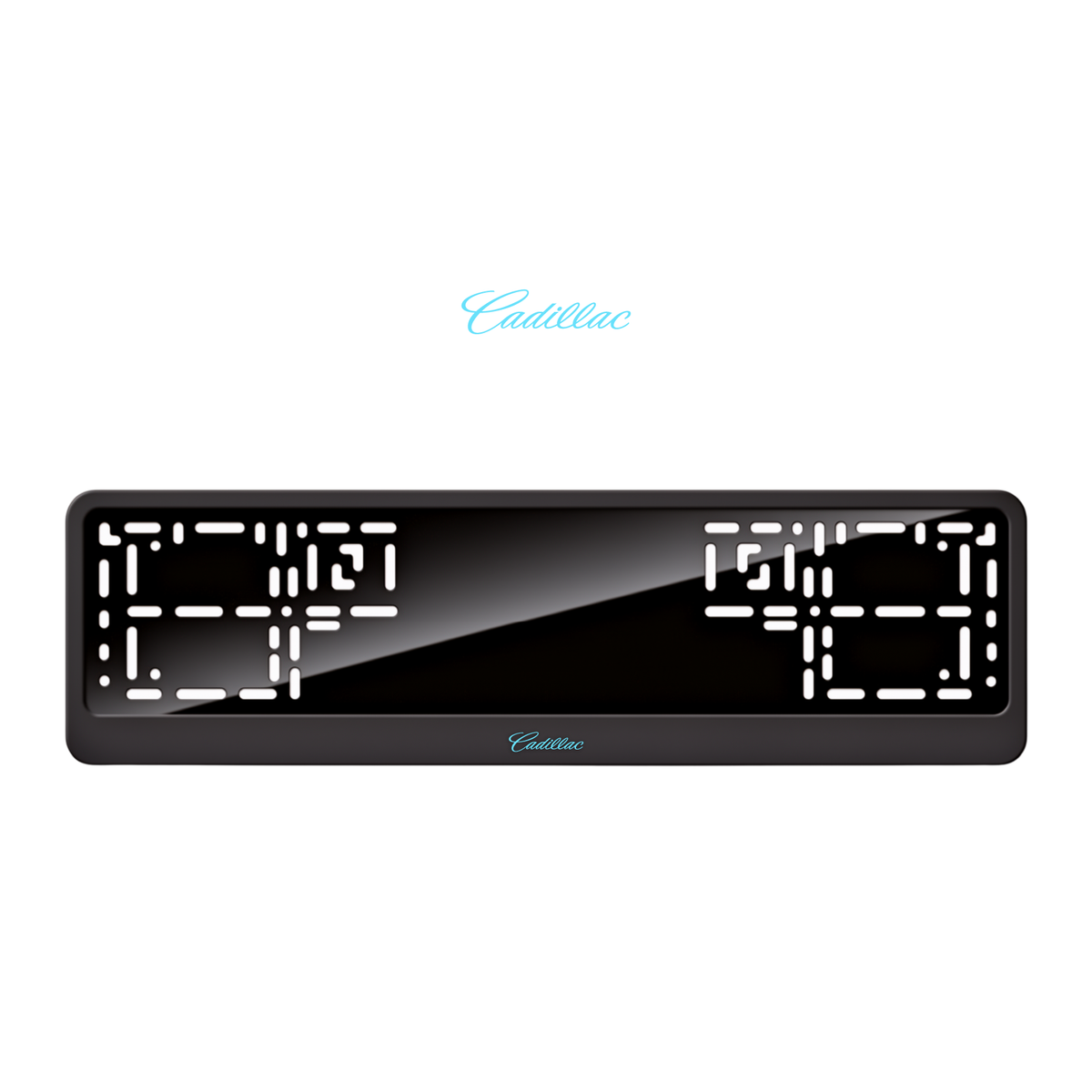 Cadres de plaque d'immatriculation Cadillac - Bleu Tiffany - CLASSIC