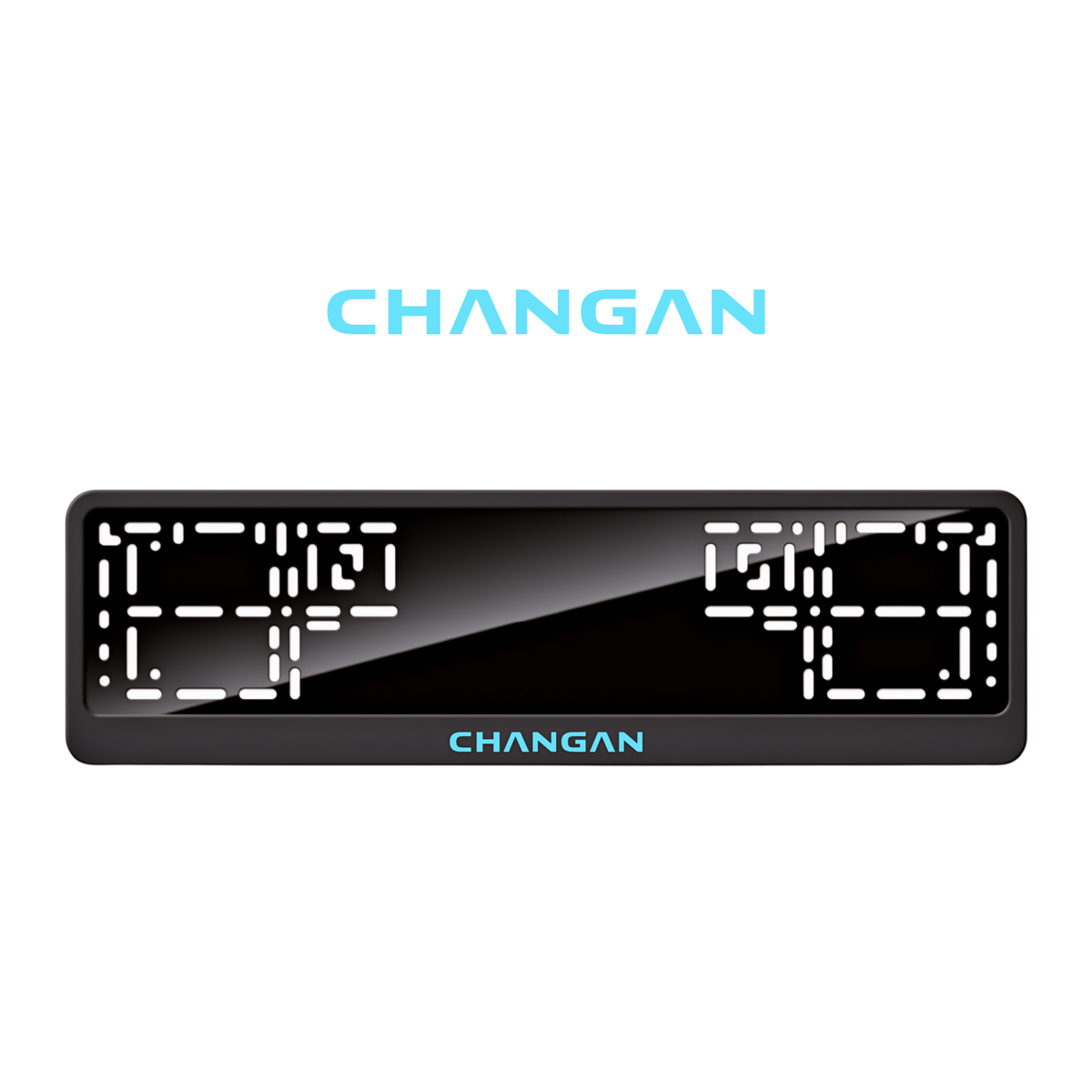 Cadres de plaque d'immatriculation Changan - Bleu Tiffany - CLASSIC