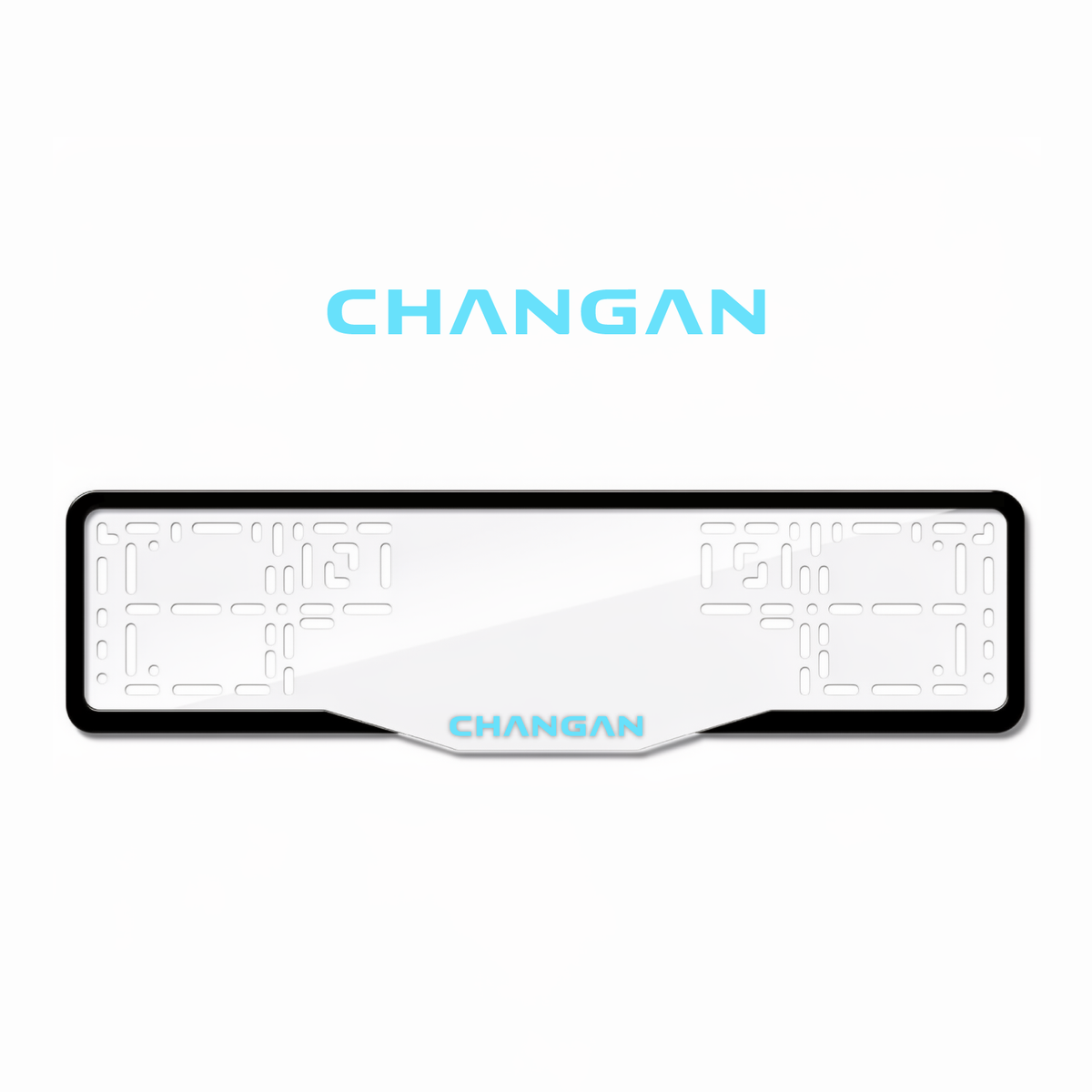 Cadres de plaque d'immatriculation Changan - Bleu Tiffany - GLASS