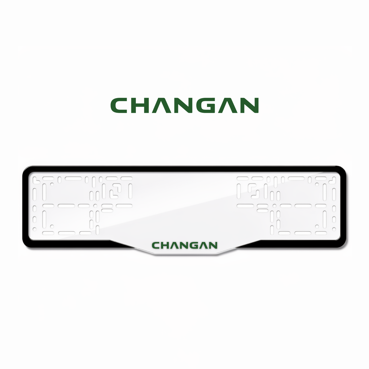 Cadres de plaque d'immatriculation Changan - Vert - GLASS