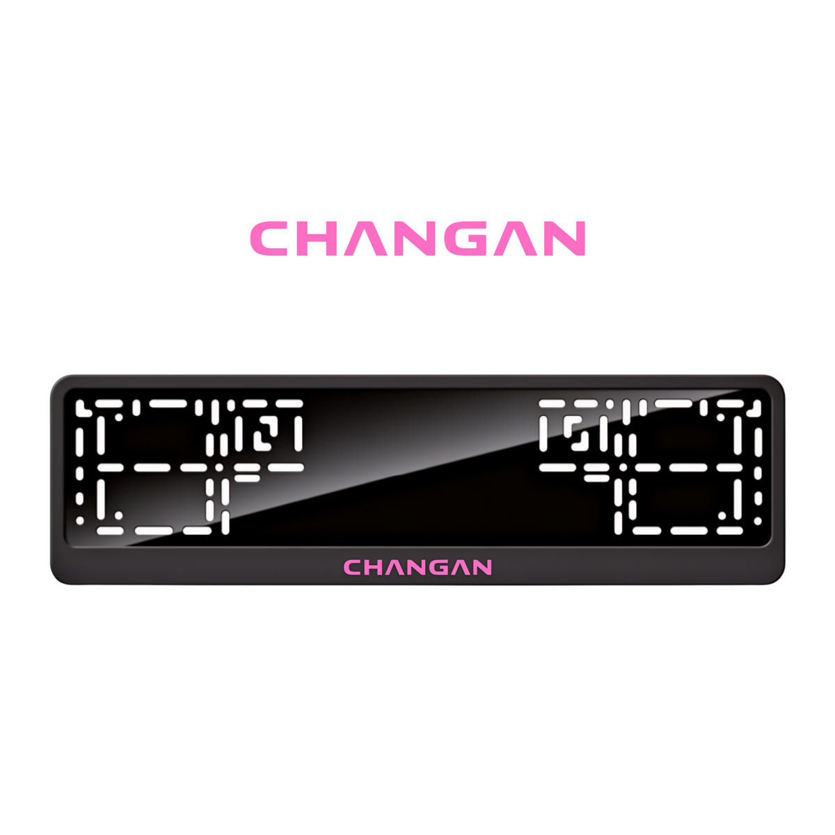 Cadres de plaque d'immatriculation Changan - Rose - CLASSIC