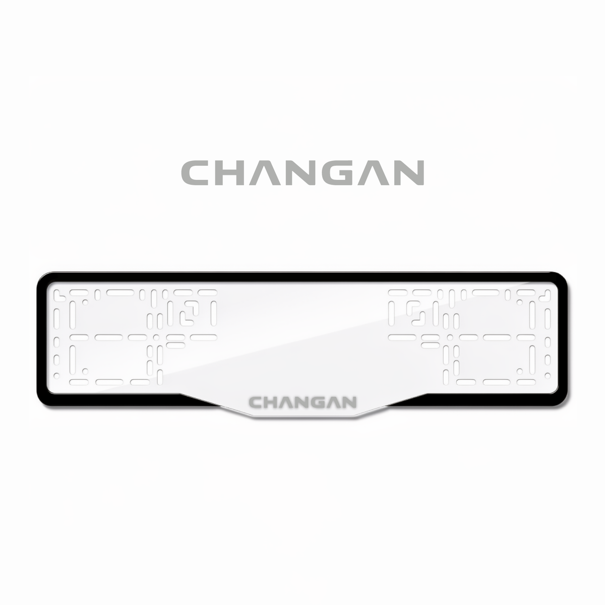 Cadres de plaque d'immatriculation Changan - Gris - GLASS