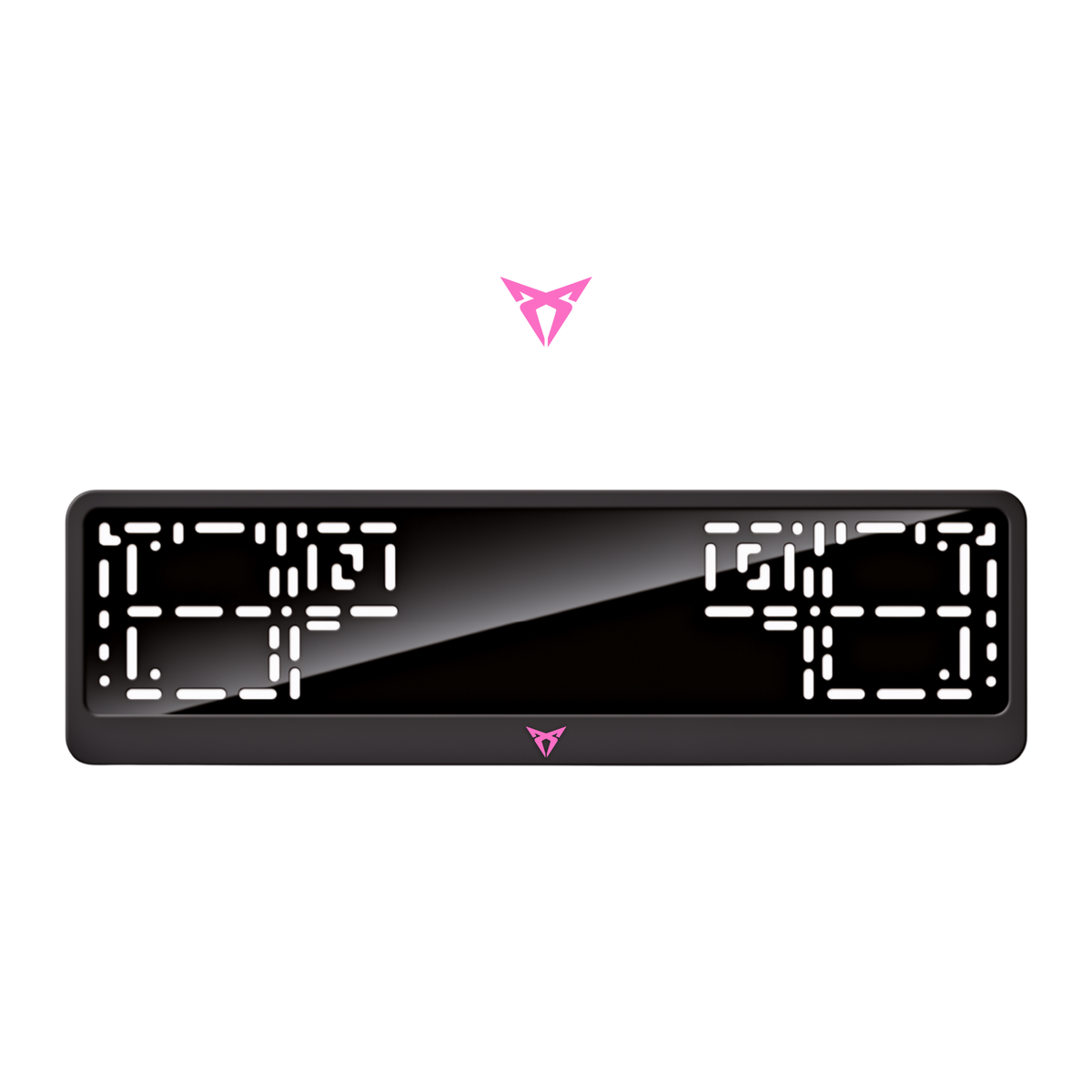 Cadres de plaque d'immatriculation Cupra Logo - Rose - CLASSIC