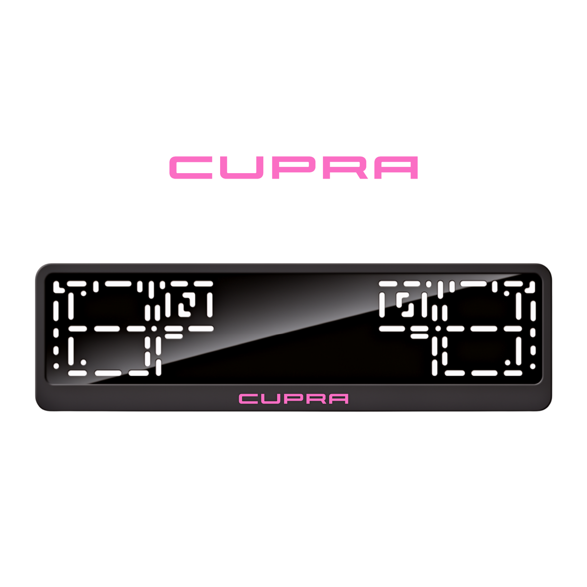 Cadres de plaque d'immatriculation Cupra - Rose - CLASSIC