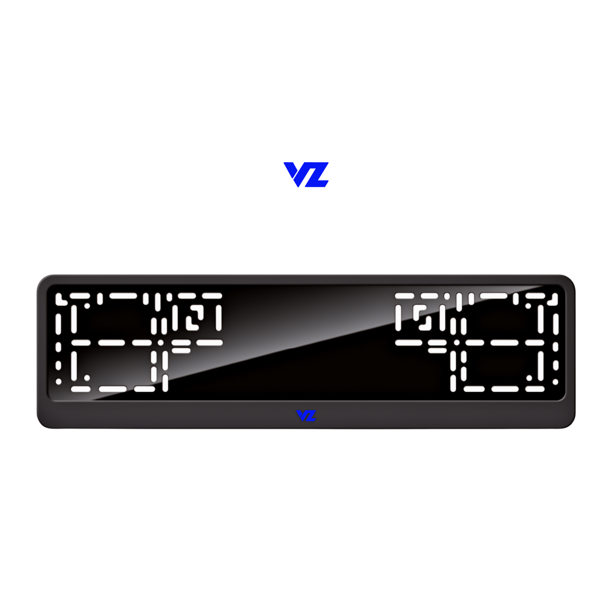 Cadres de plaque d'immatriculation VZ - Bleu - CLASSIC