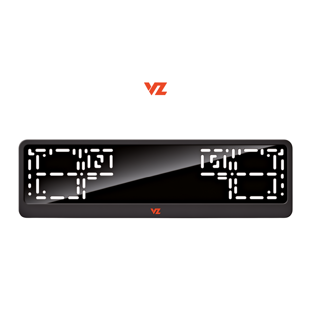 Cadres de plaque d'immatriculation VZ - Rouge - CLASSIC