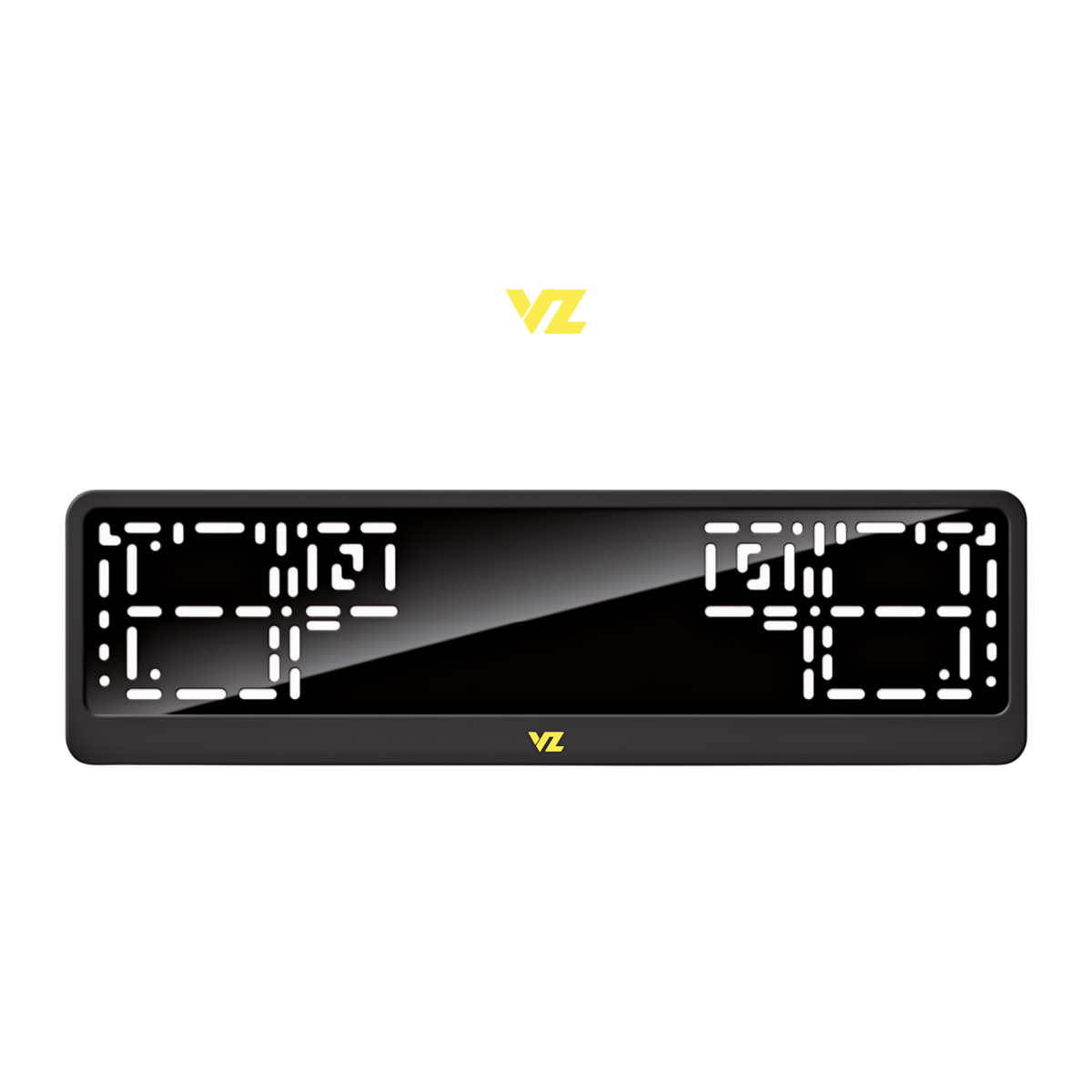 Cadres de plaque d'immatriculation VZ - Jaune - CLASSIC