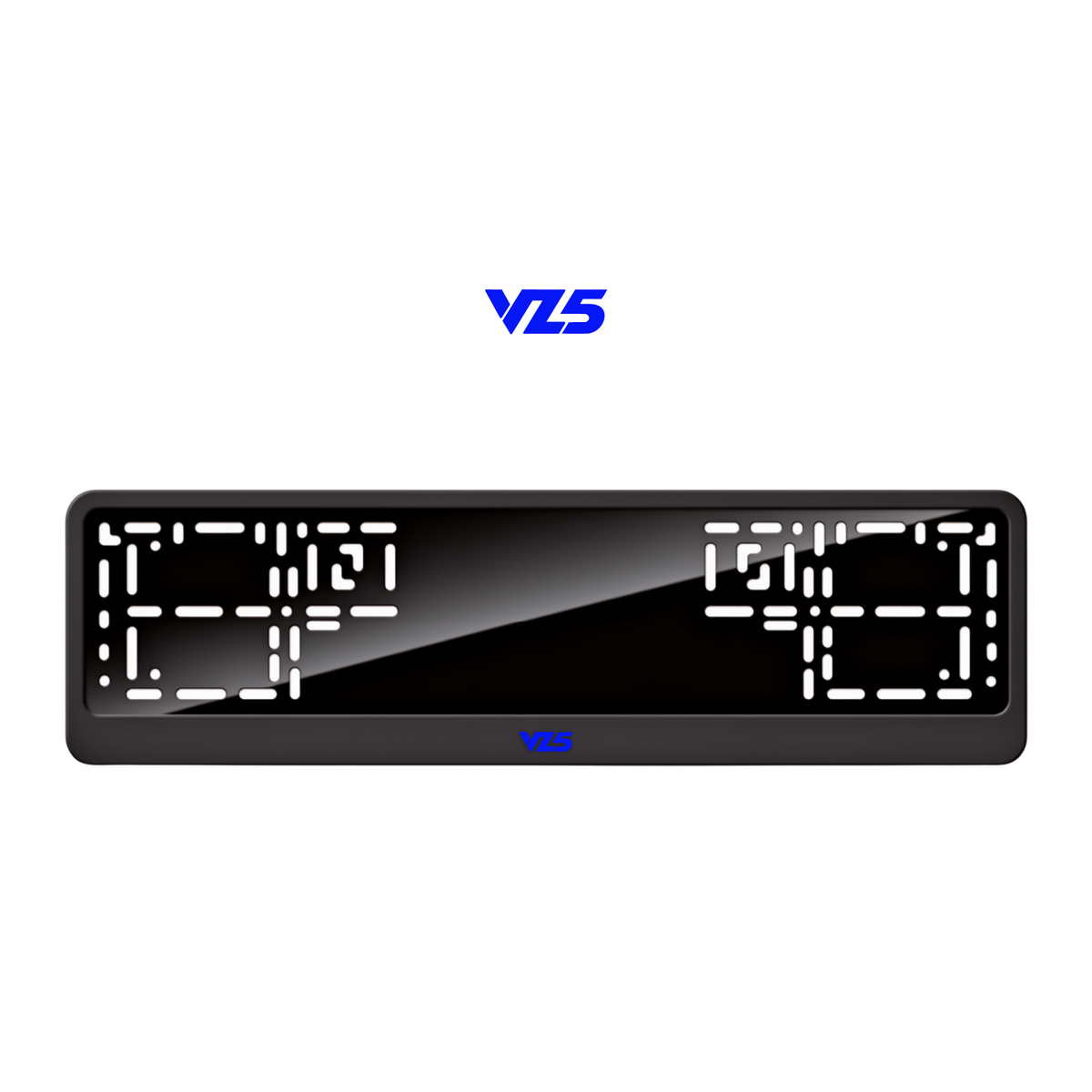 Cadres de plaque d'immatriculation VZ5 - Bleu - CLASSIC