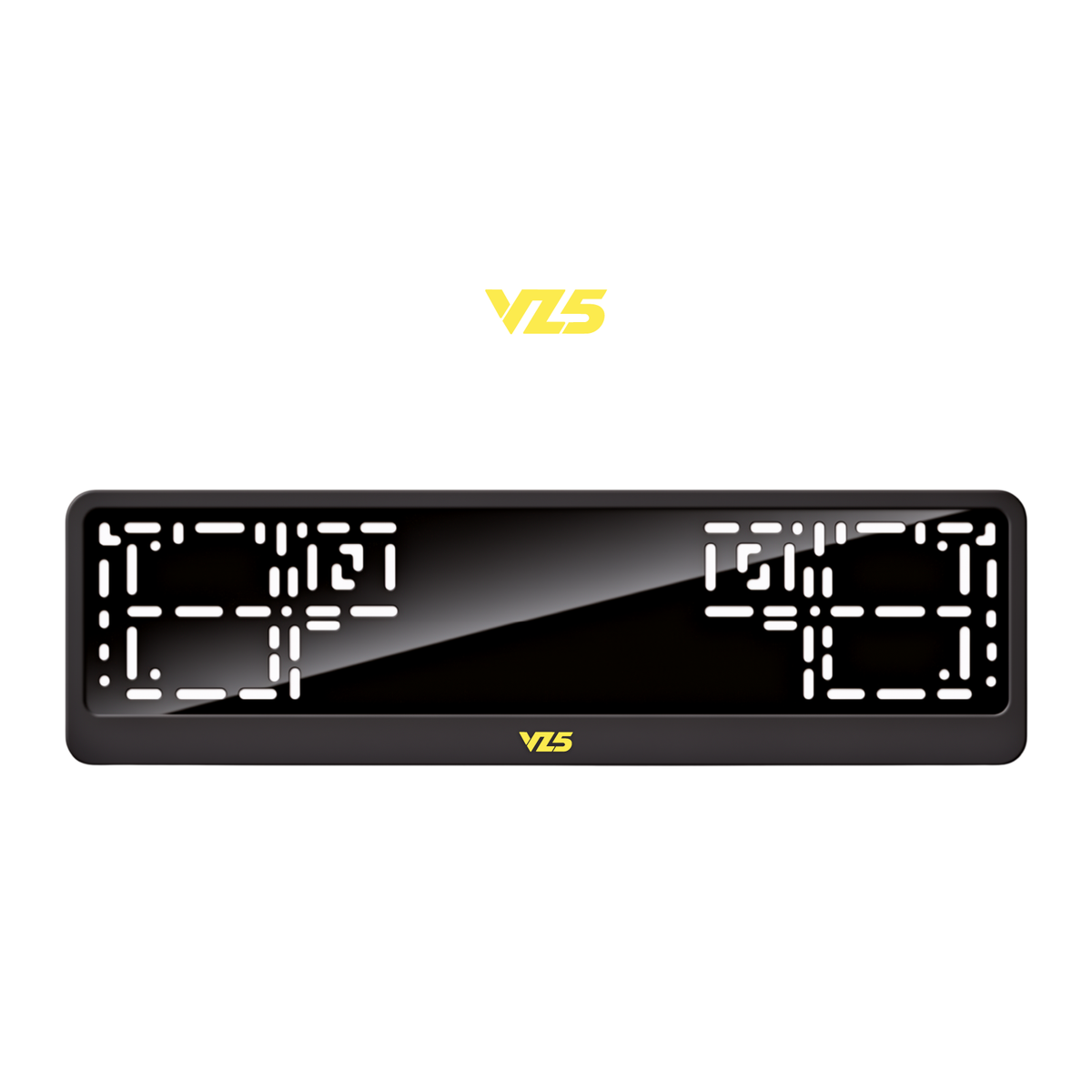 Cadres de plaque d'immatriculation VZ5 - Jaune - CLASSIC