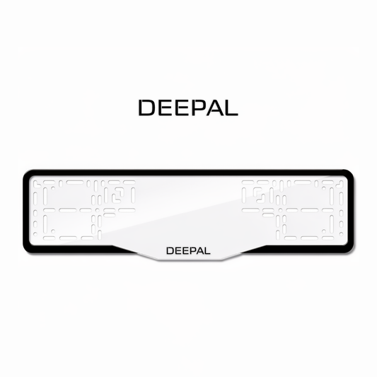 Cadres de plaque d'immatriculation Deepal - Noir - GLASS