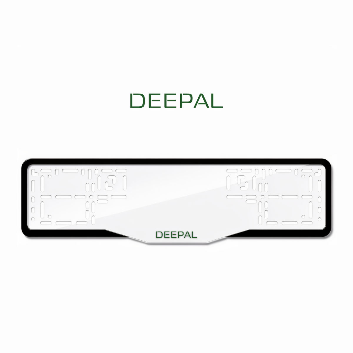 Cadres de plaque d'immatriculation Deepal - Vert - GLASS